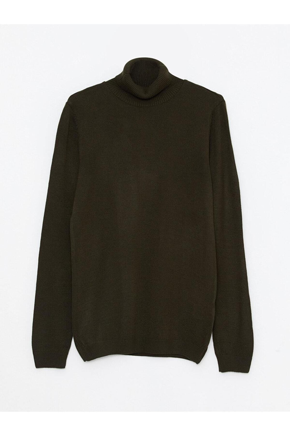 بافت مردانه راسته  آستین بلند | ال سی وایکیکی LC Waikiki W20162BD - تصویر 5