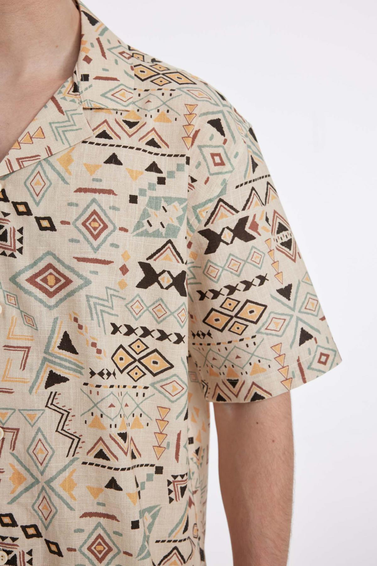 پیراهن مردانه دفاکتو | B7389AX24SP Defacto - Image 5