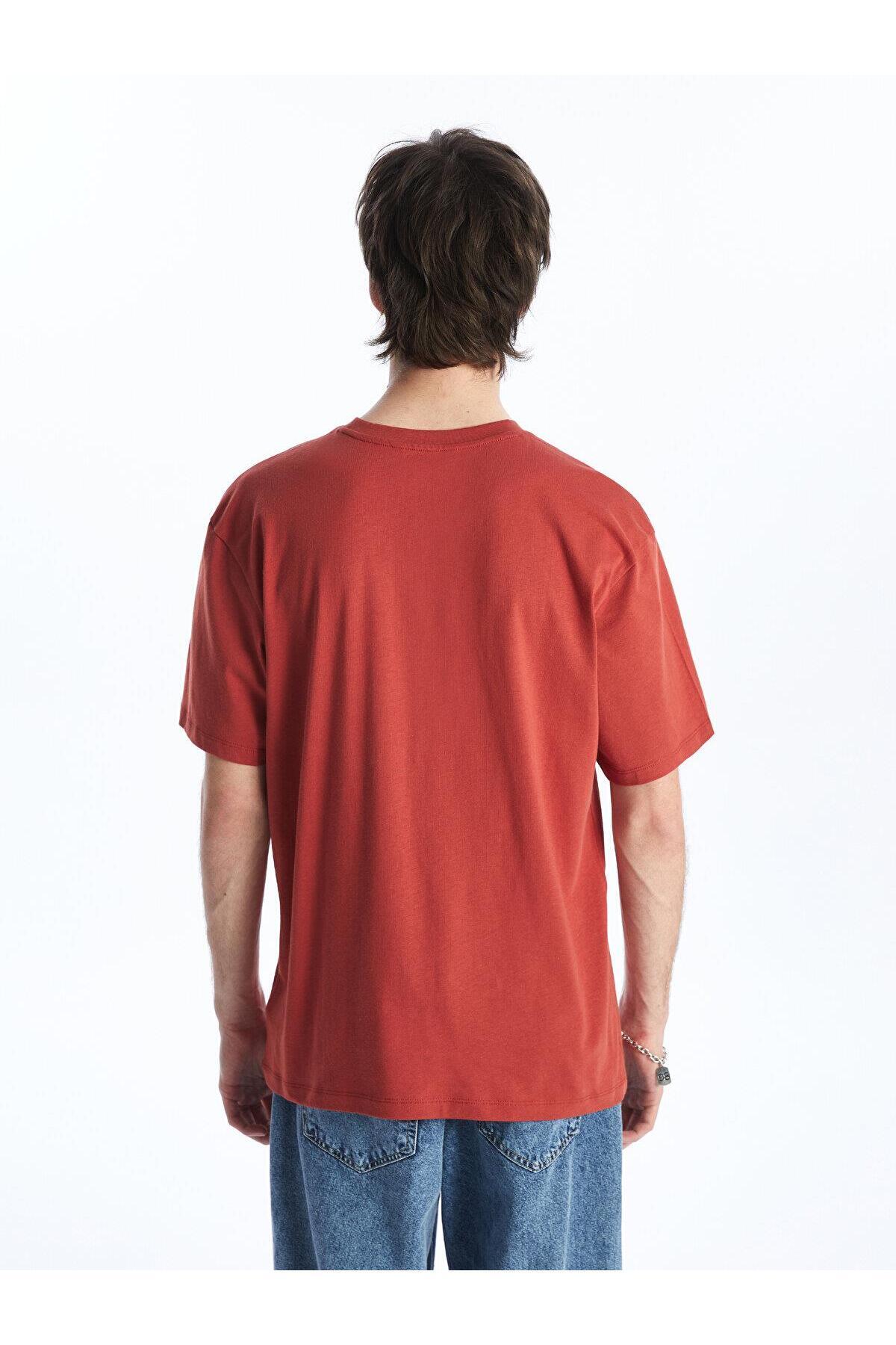 تیشرت مردانه فیروزه ال سی وایکیکی | S4H007Z8 اورجینال - تصویر 5