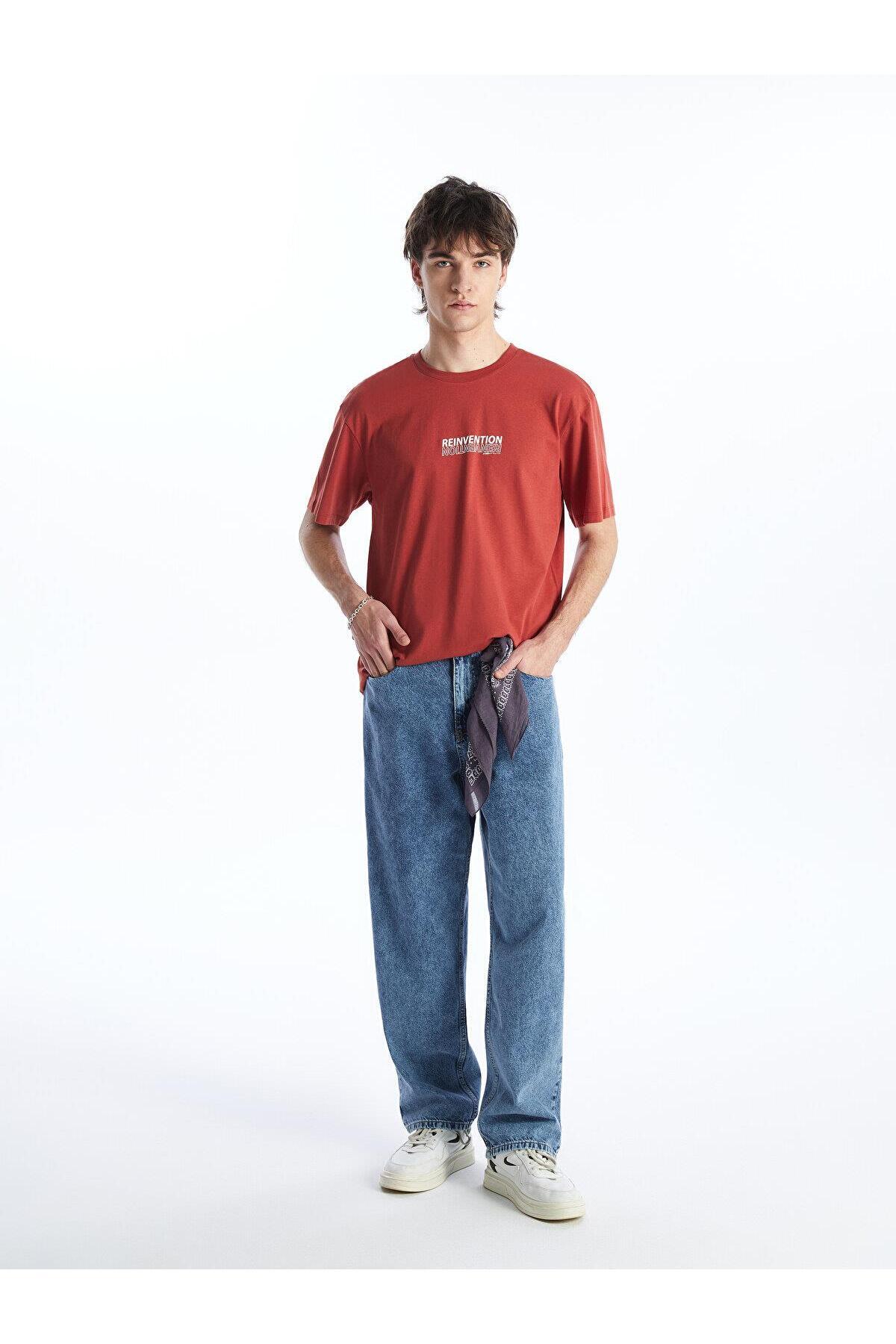 تیشرت مردانه فیروزه ال سی وایکیکی | S4H007Z8 اورجینال - تصویر 3