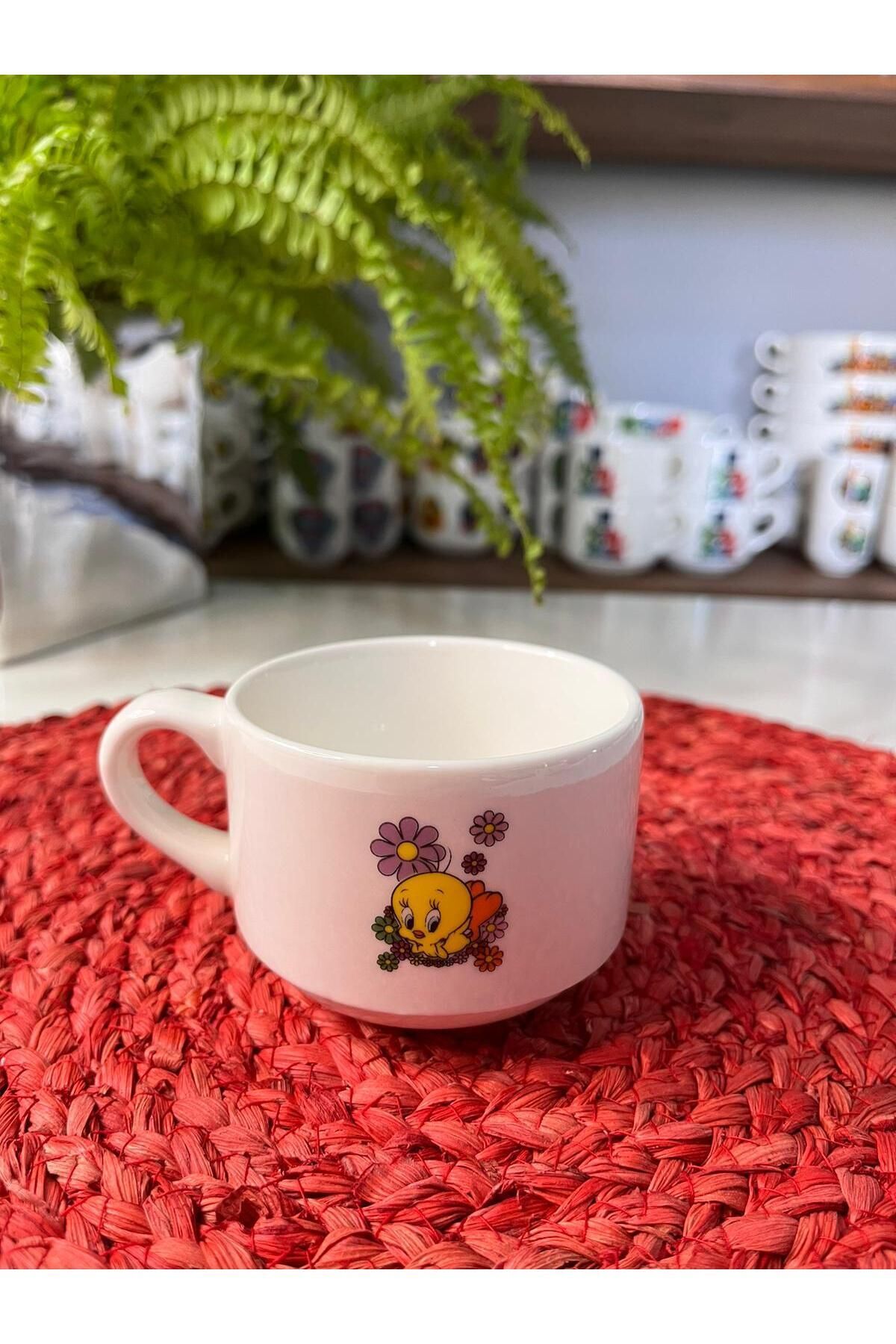 TEBAK COLLECTION TWEETY DESENLİ 5 parça ÇOCUK BEBEK YEMEK TAKIMI BESLENME SETİ fotoğrafı 5 (önizleme)
