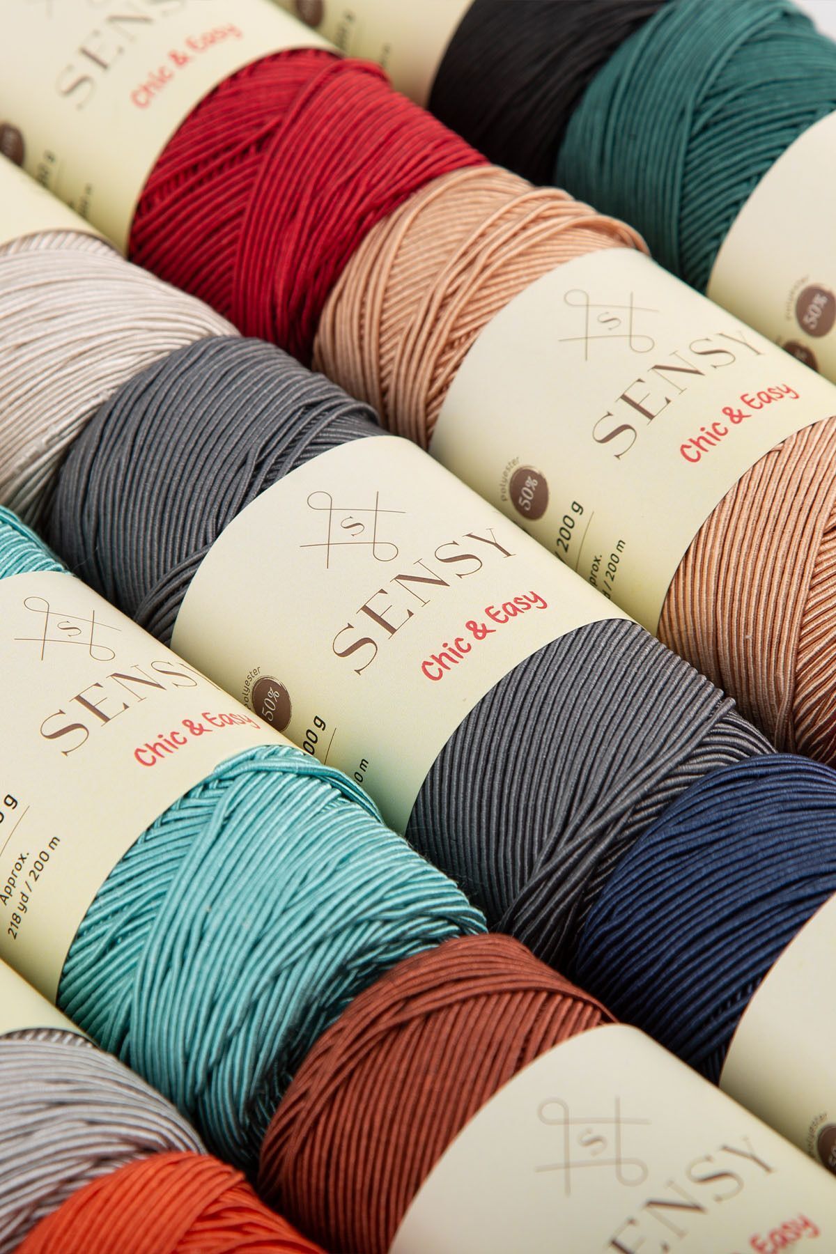 SENSY-Premium Chic&Easy 200 gr Slim Supra String Κερωμένο σχοινί Macrame String Bag String Macrame String Μαύρο 4