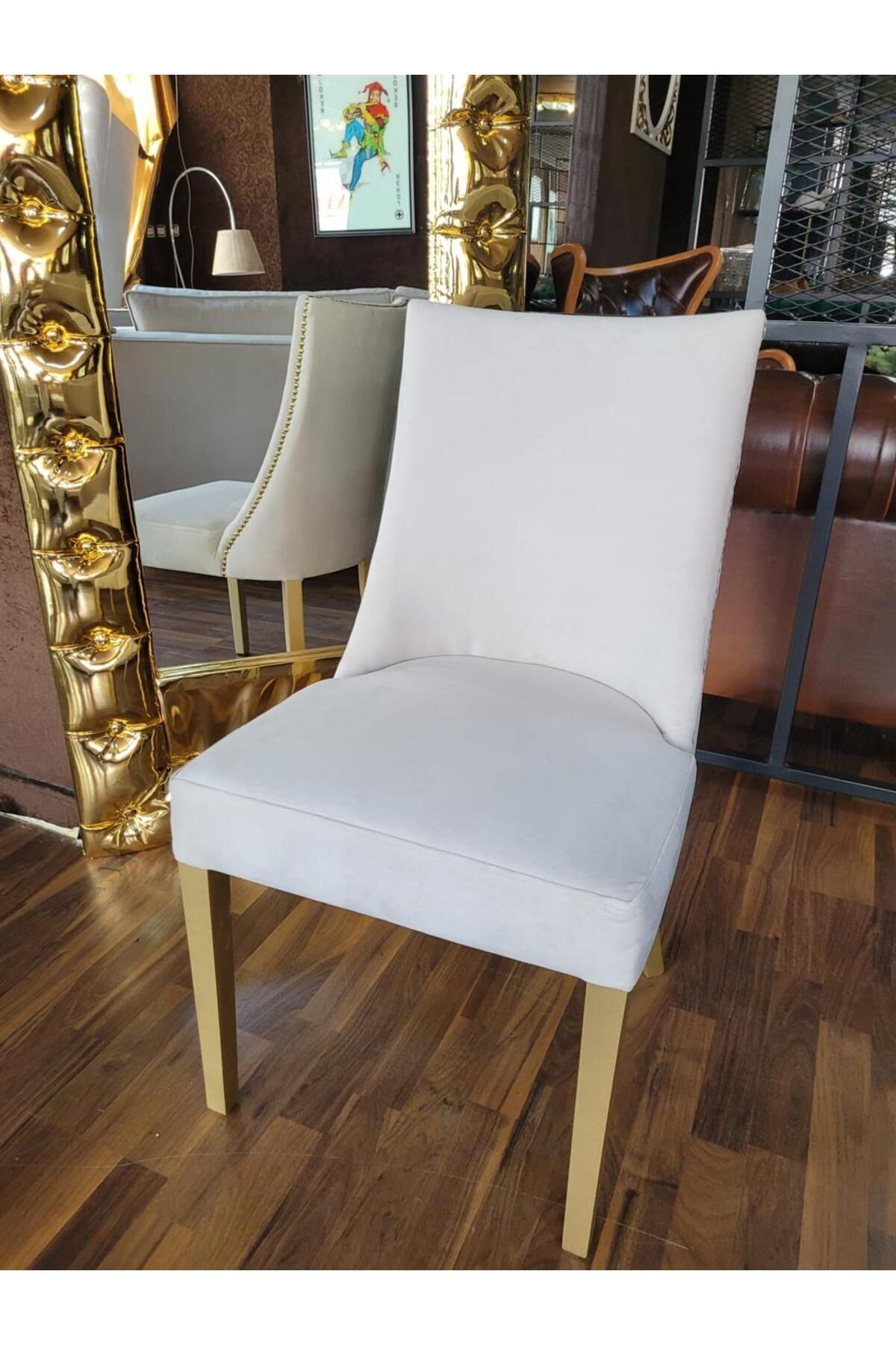 3A Mobilya 3A MOBİLYA GOLD SWAN WORD SANDALYE