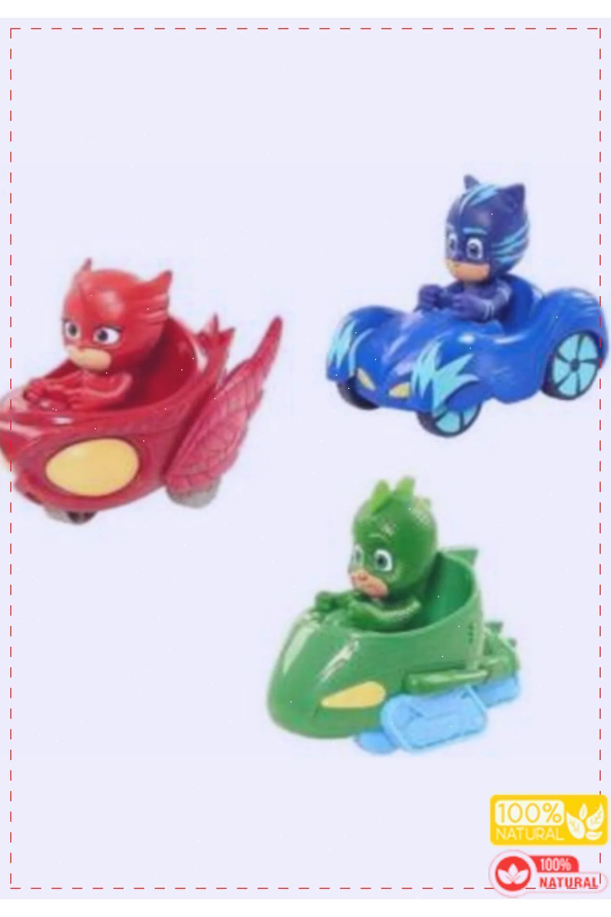 OMZ Pj Maskeliler 3 Lü Araba Oyuncak Seti Pj Masks Cat Boy Gekko Owlette  Egitici Oyuncak Kız Oyuncakla fotoğrafı 2 (önizleme)