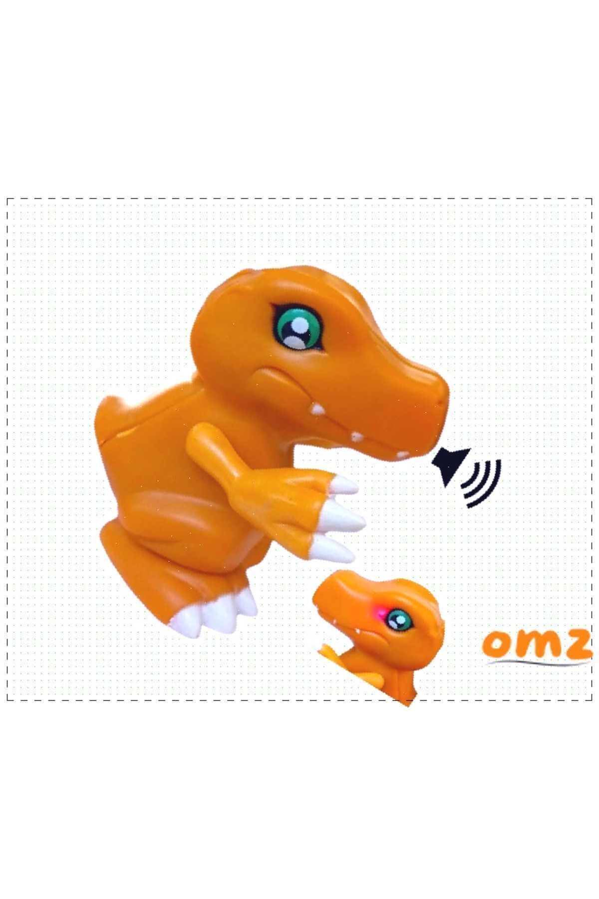 OMZ Digimon Pokemon Agumon Charmander 1 Adet Sesli Işıklı Konuşan Figürler Dijimon Oyuncak Kız Cocuk Er