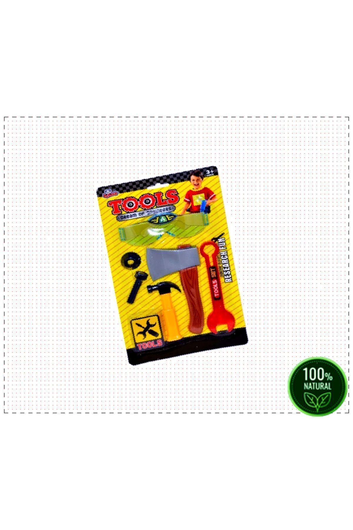 OMZ Kartela 6 Parça Tamir Seti  Kız Erkek Cocuk Oyuncak Egitici Montessori Oyuncaklar fotoğrafı 2 (önizleme)