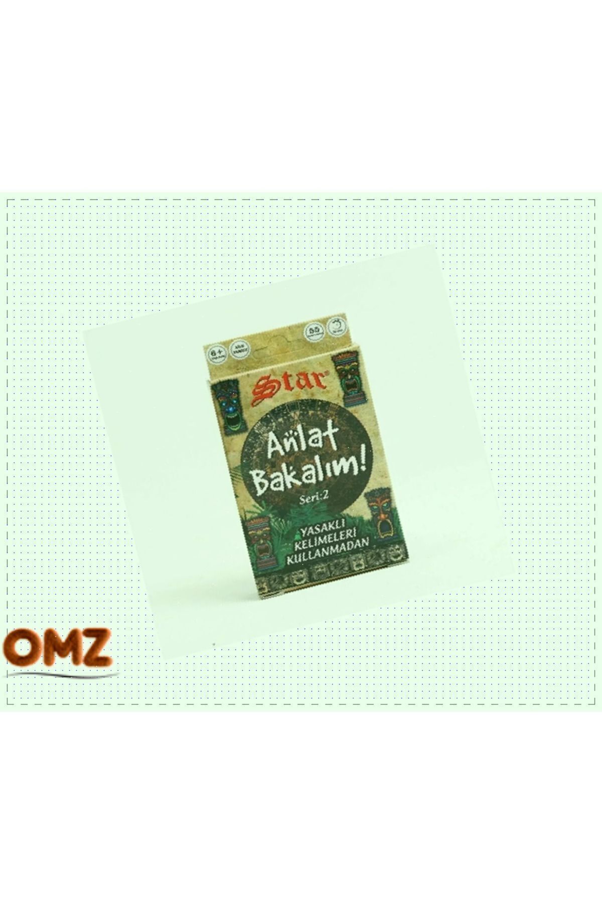 OMZ Tabu Kartları Anlat Bakalım Kelime Oyunu Yaş 6+ Kız Erkek Cocuk Egitici Montessori Oyuncak Naturel fotoğrafı 2 (önizleme)