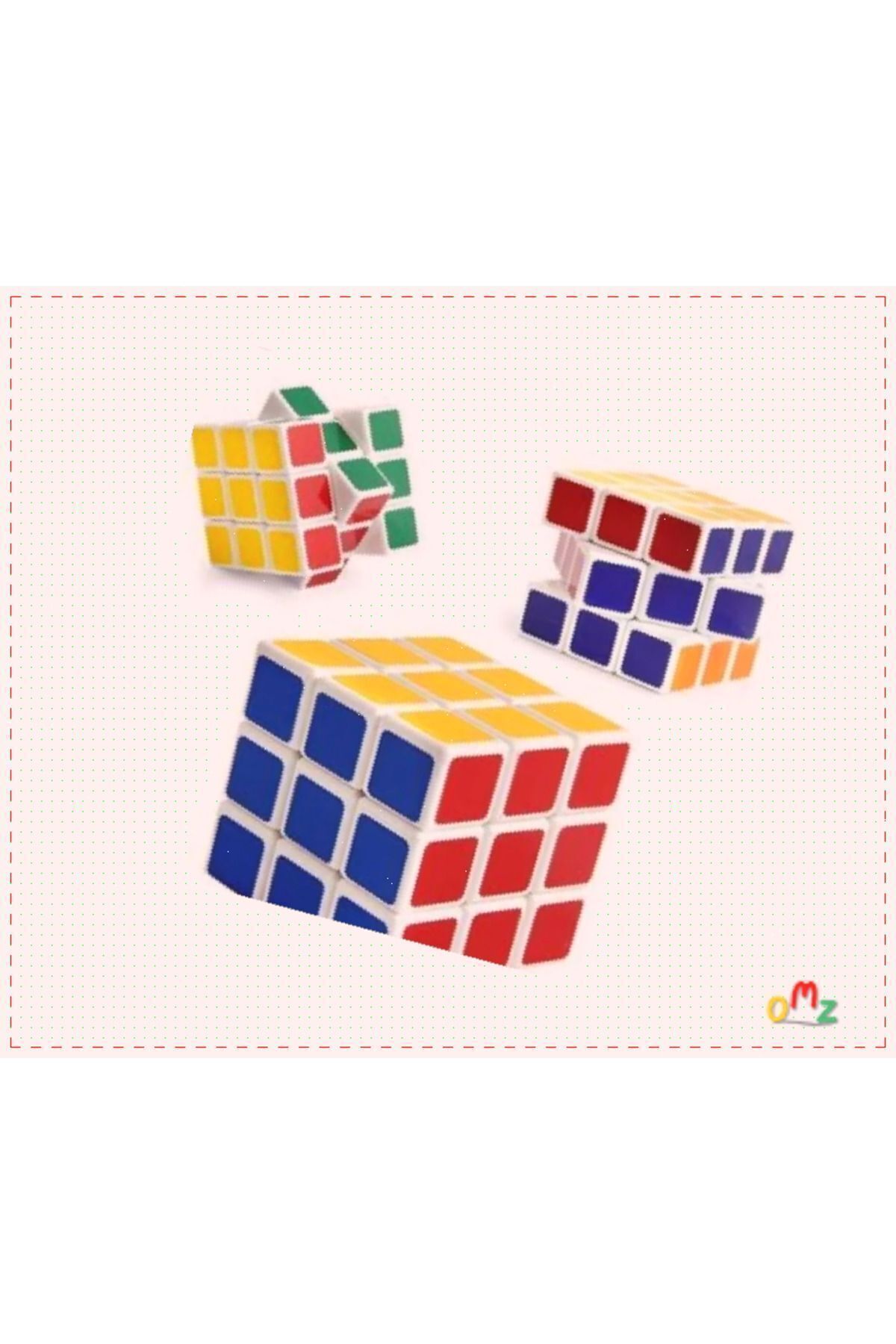 OMZ 3x3x3 Eğitici Zeka ve Sabır Küpü Yapboz Neon Renkler Kız Erkek Cocuk Egitici Montessori Oyuncaklar fotoğrafı 5 (önizleme)