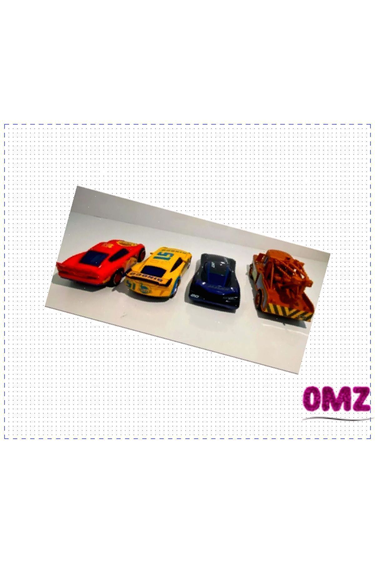 OMZ Cars Şimşek Mcqueen Mater Oyuncak Arabalar 4lü Set Egitici Kız Erkek Cocuk Oyuncak Oyuncaklar fotoğrafı 2 (önizleme)