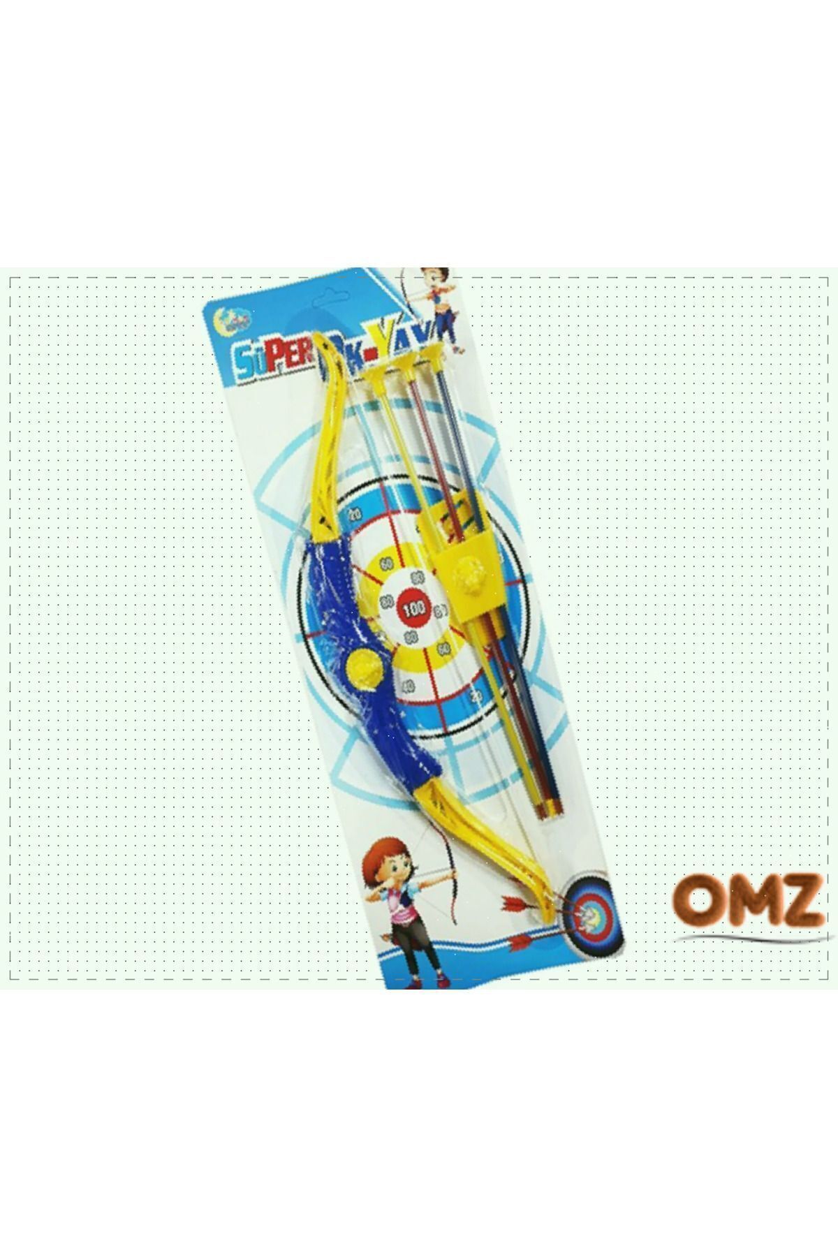 OMZ Kartelada Ok Yay Seti Okçuluk Oyuncağı Spor Erkek Cocuk Montessori Geliştiren Egitici Oyuncaklar fotoğrafı 4 (önizleme)