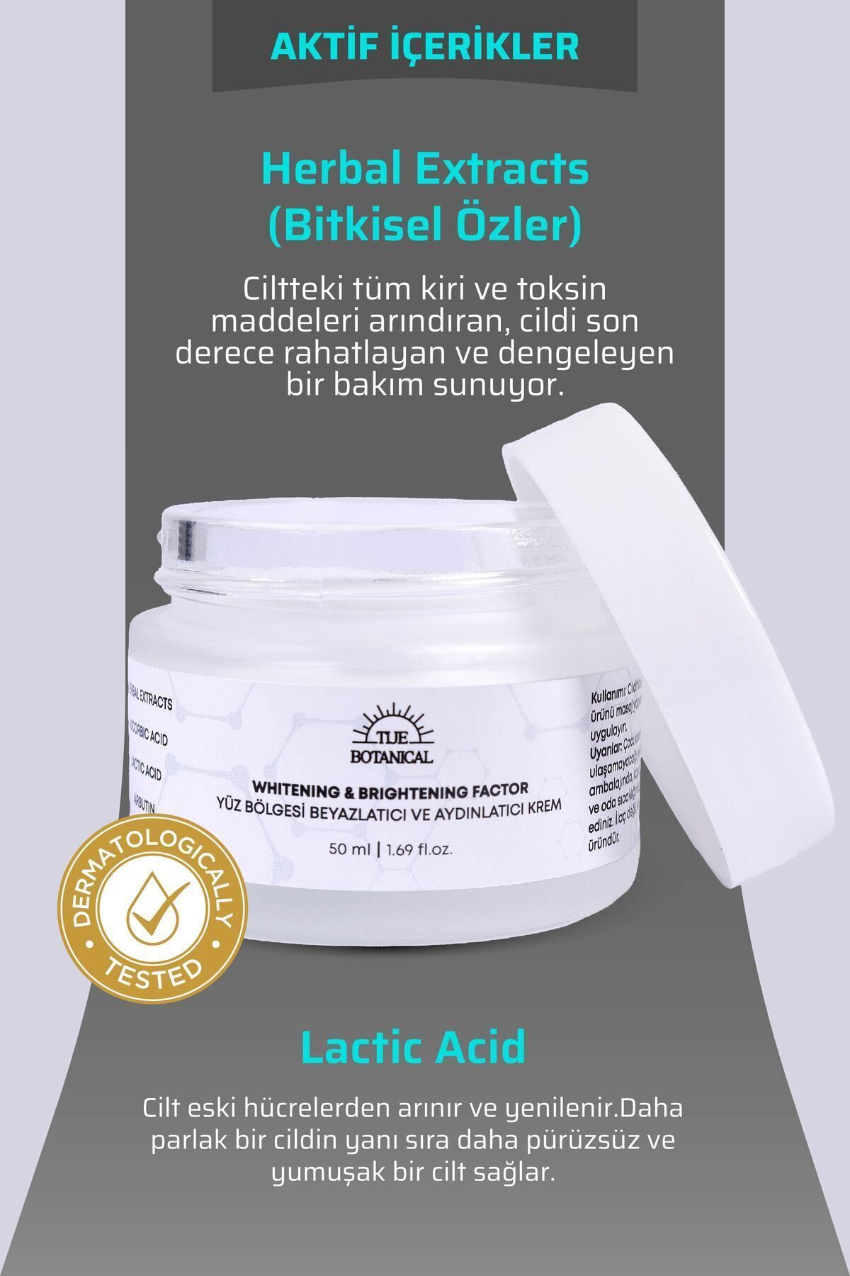 کرم صورت   TİJE BOTANİCAL | TİJEYüzKremi502ML اورجینال - تصویر 3