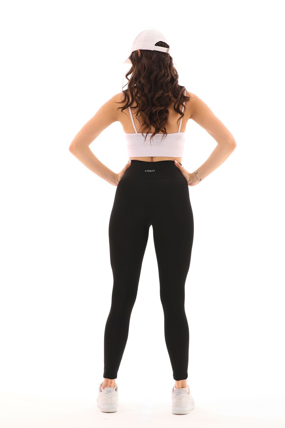 LIVACT  Siyah Yüksek Bel Spor Tayt - Görsel 6