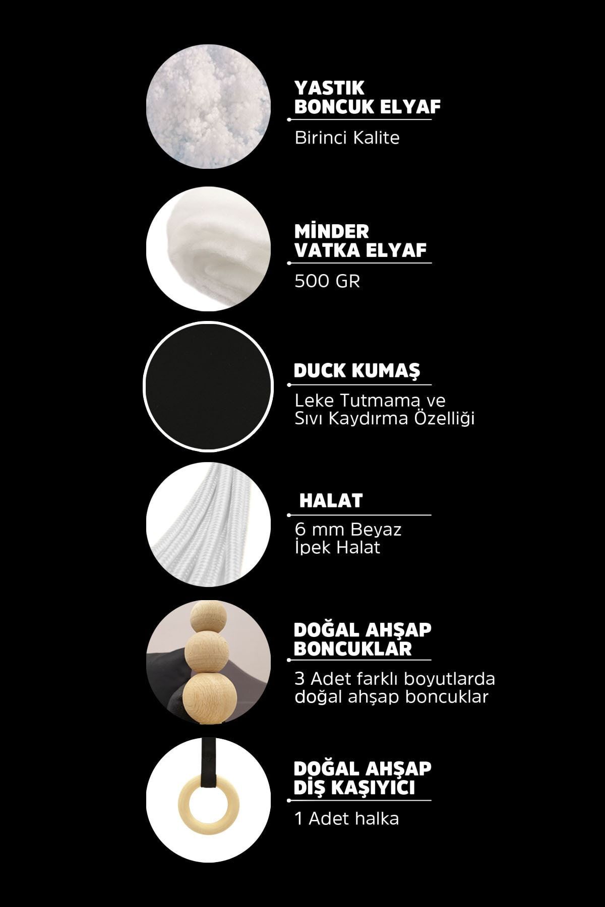 Astariaart Dream Swing Siyah Bebek Çocuk Salıncak fotoğrafı 3 (önizleme)
