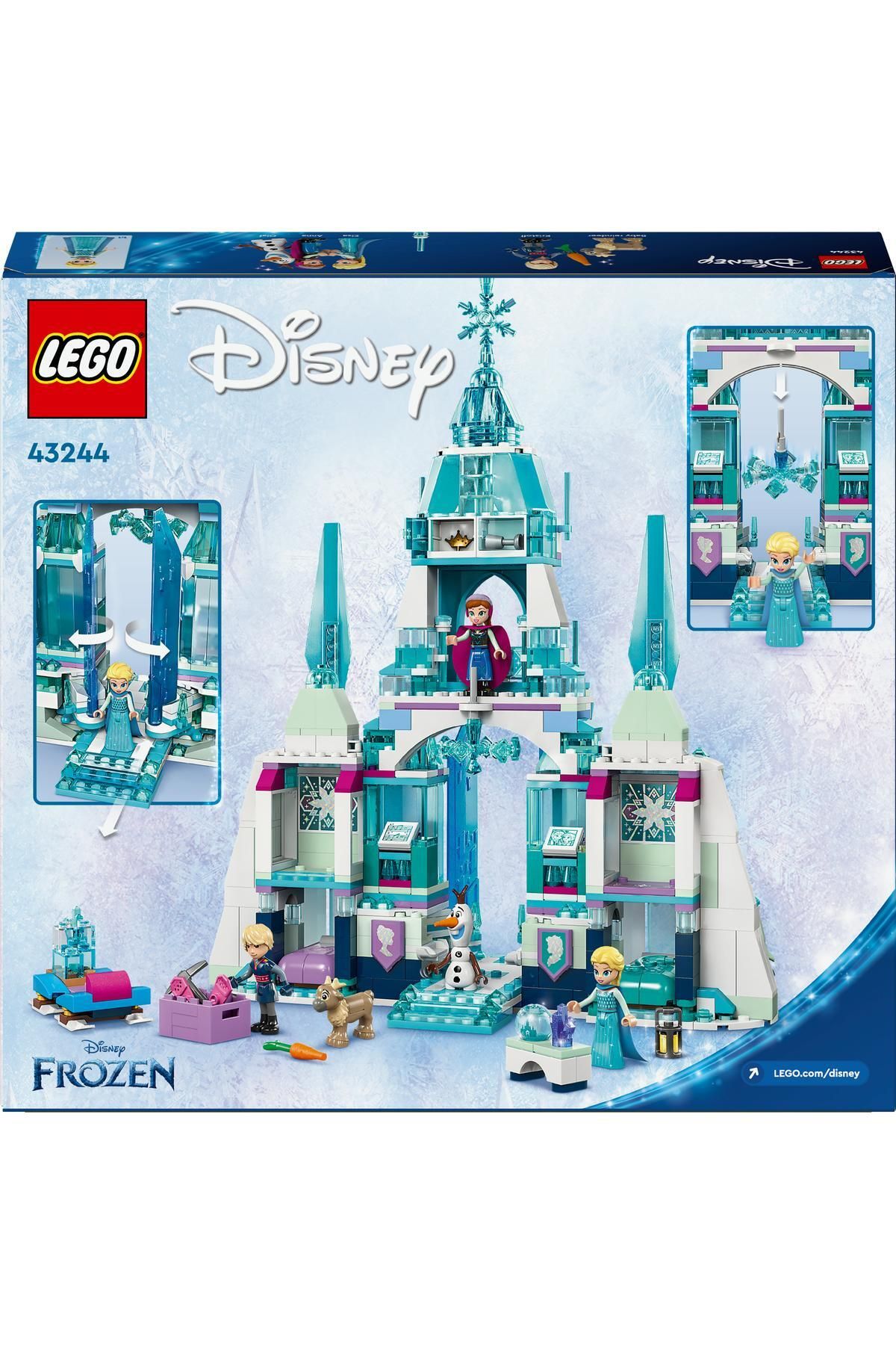 LEGO-® │   Disney Princess Elsa's Ice Palace 43244 - 6+ Toy Construction Set (630 Pieces) 4
