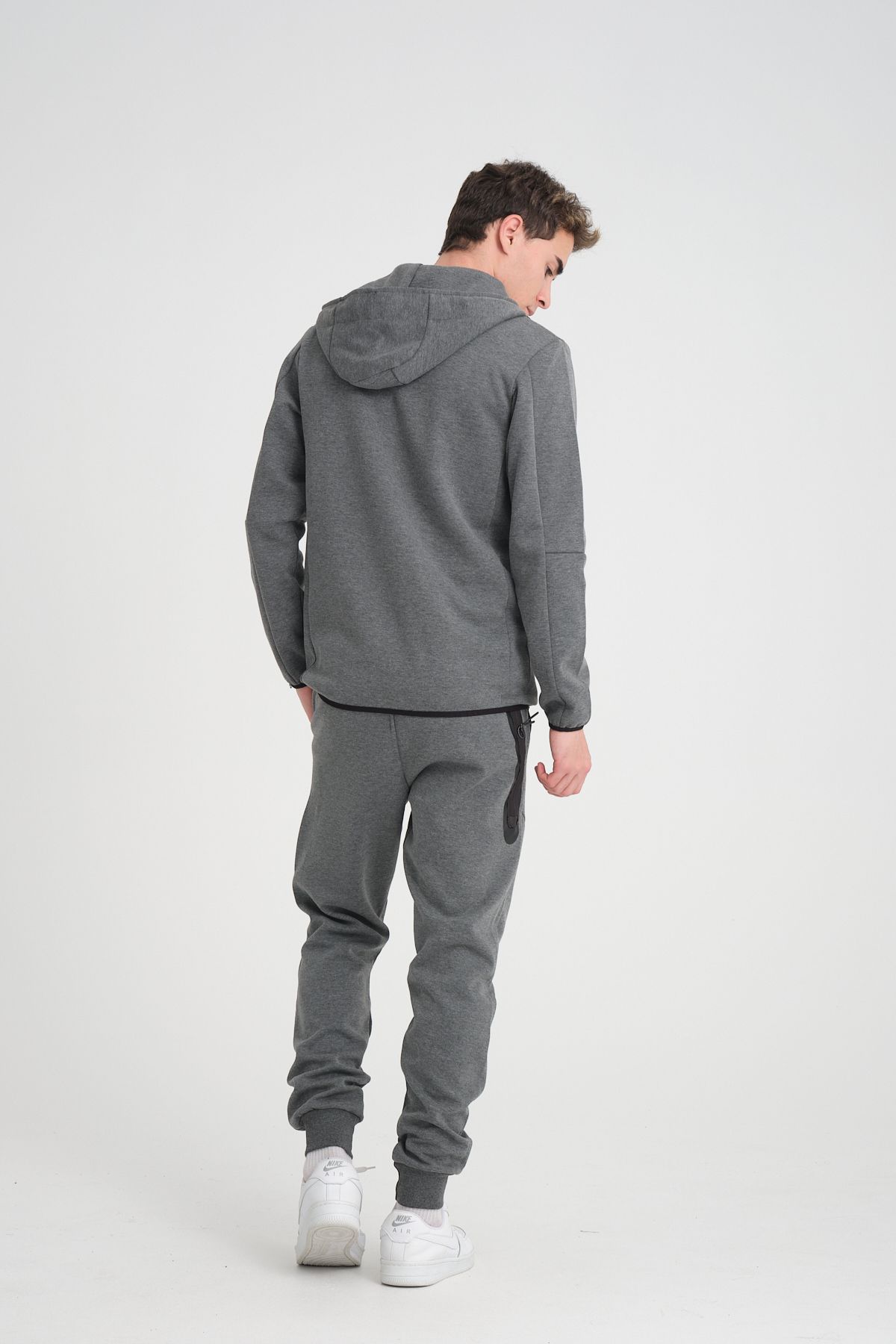 Tech Fleece Double Face Eşofman Takım Antrasit