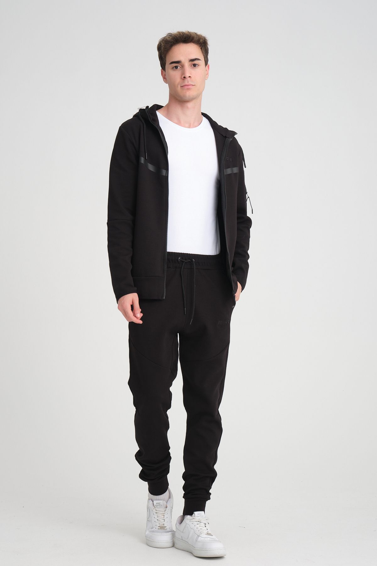 Tech Fleece Double Face Eşofman Takım Siyah