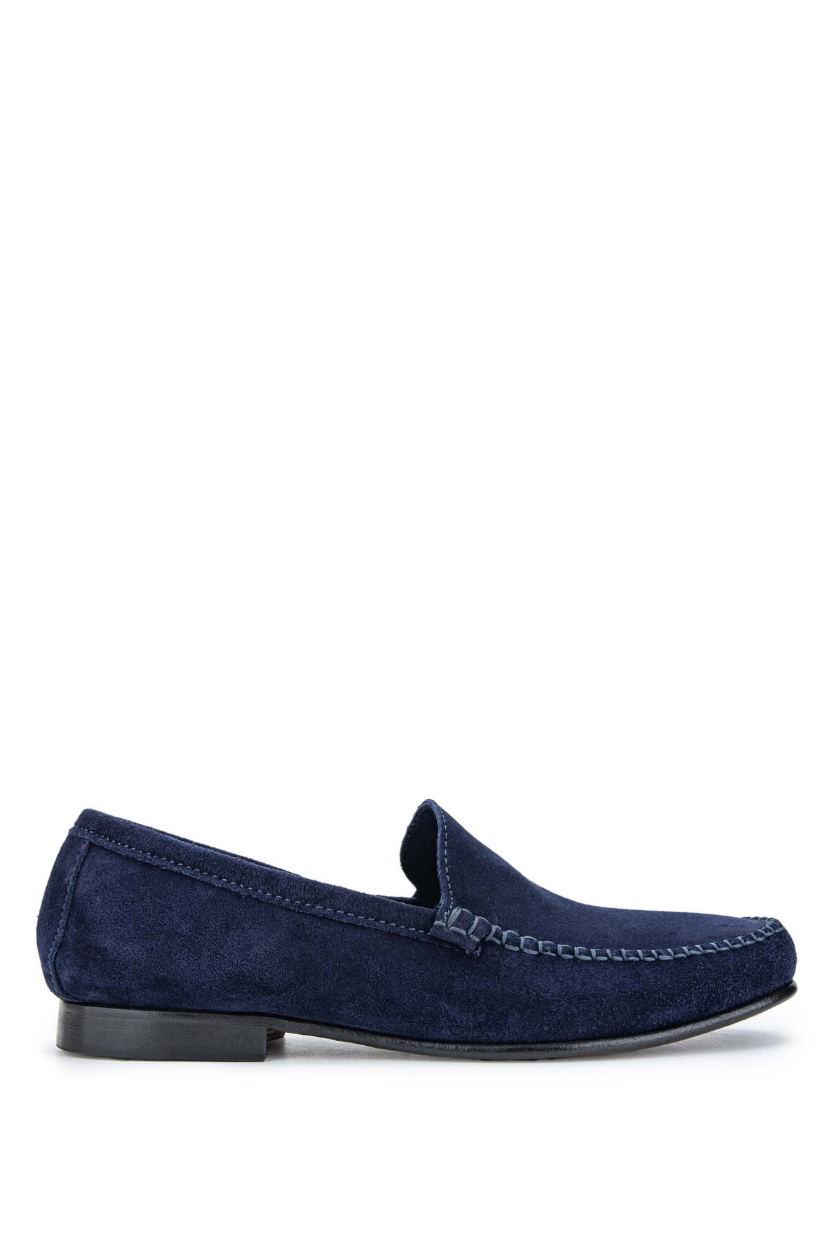  کفش راحتی جیر سرمه‌ای مردانه D.LEPORI از جنس چرم اصل