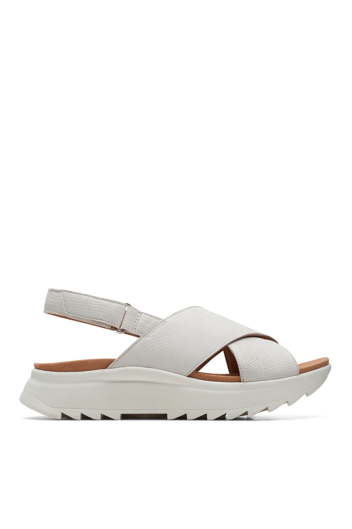 صندل زنانه چرم سفید ۲۶۱۷۱۹۴۹ CLARKS