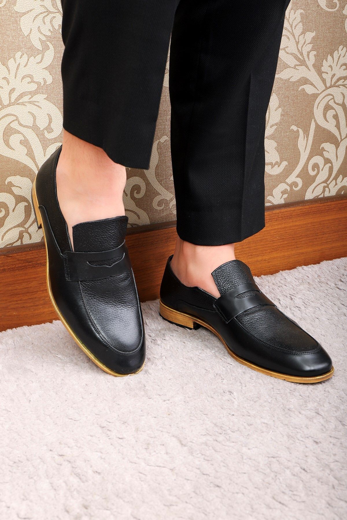 کفش های کلاسیک مردانه MILAZZO GENUINE چرمی LOAFER Ducavelli