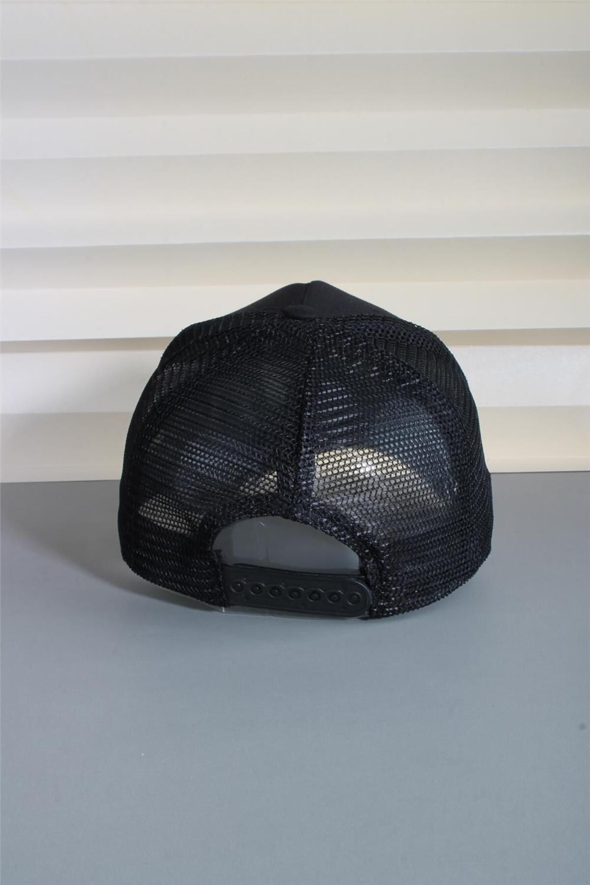 cappello-Unisex Black Sports Wolf Hat - Animal Figures, Adjustable Back 24Pkaku 3