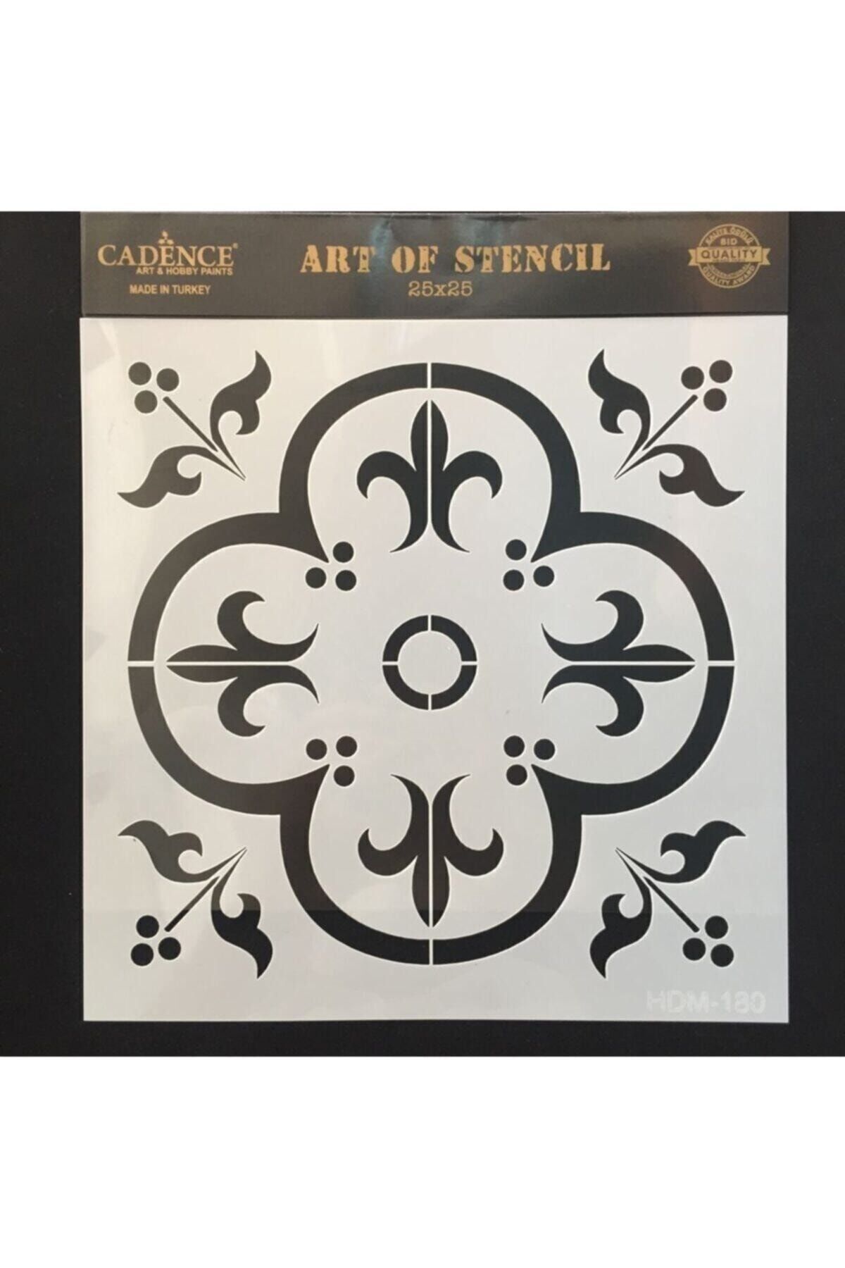 Cadence-Paint Stencil (template) 25x25 Cm Set of 4 Hdm-110 / Hdm-180 / Hdm-109 / Hdm-96 4