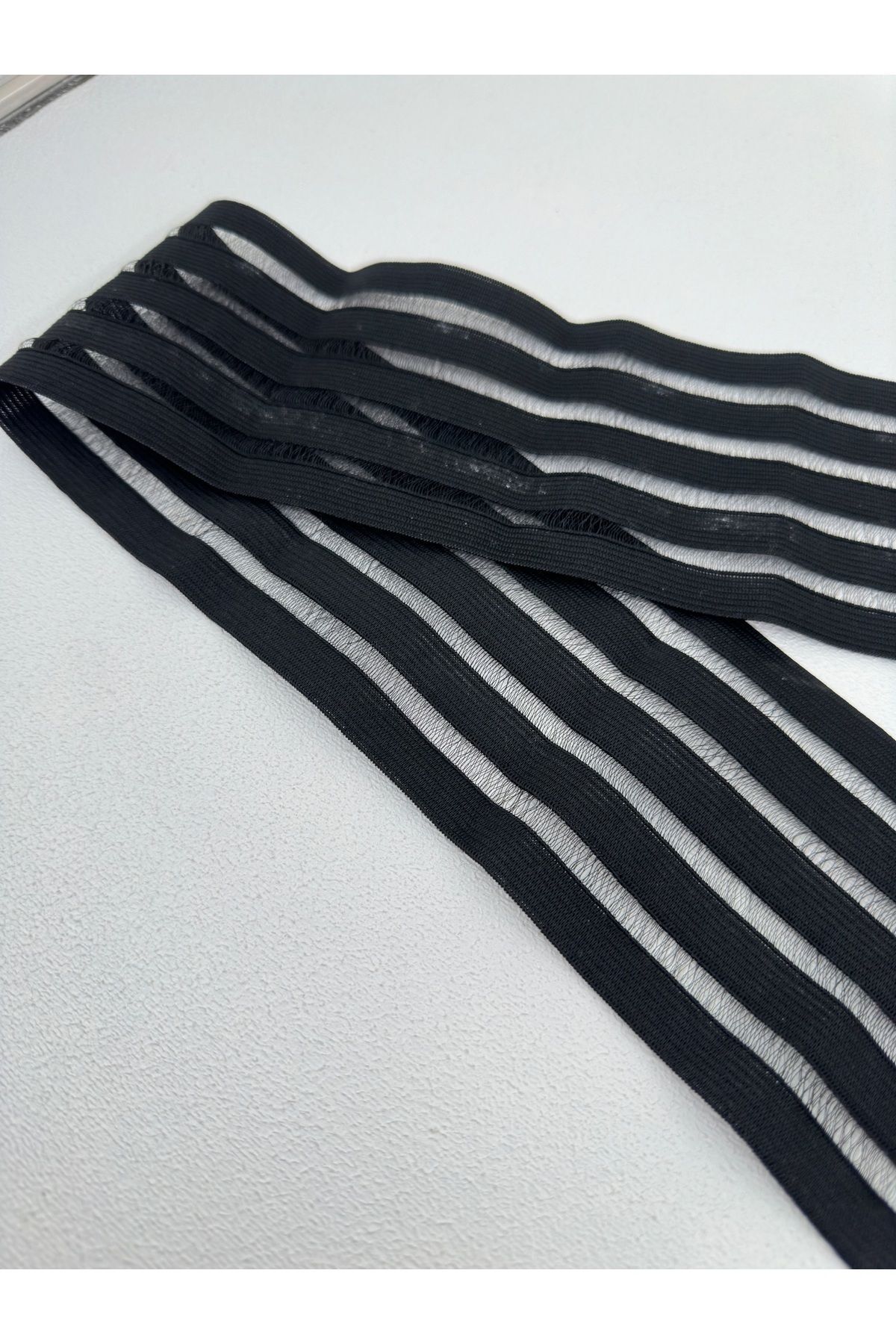 paşateks since 1995 şekil Snur Negru 8,5 Cm Cauciuc - 1 Metru - One Size