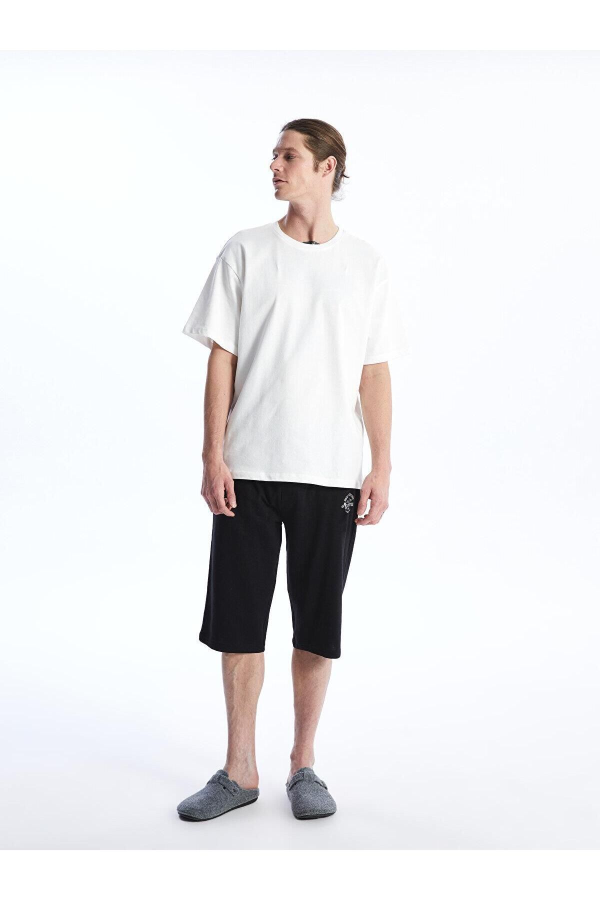 LC Waikiki-LCW DREAM - Men's Pajama Bottom Shorts, Standard Fit 2