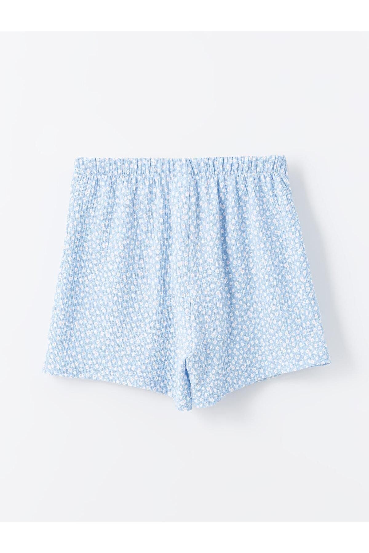 LCW Kids Beli Lastikli Kız Çocuk Şort Etek - 2