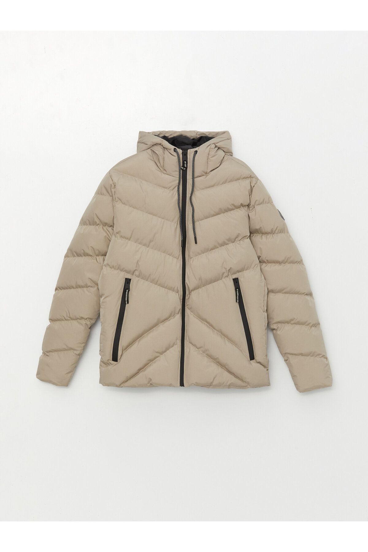 LC Waikiki-Herren-Pufferjacke mit Kapuze – Standardform 7