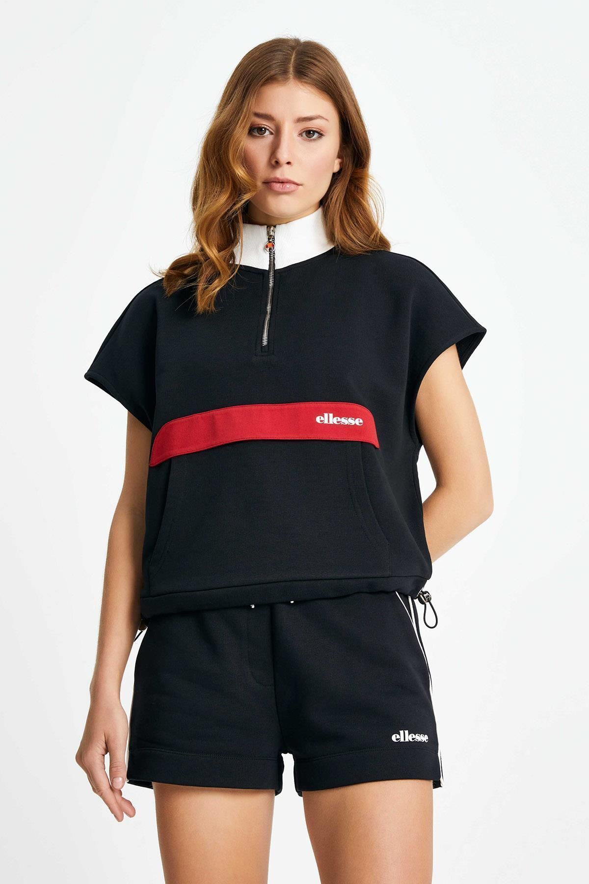 Ellesse Women s Crop Top EF107 BK Trendyol
