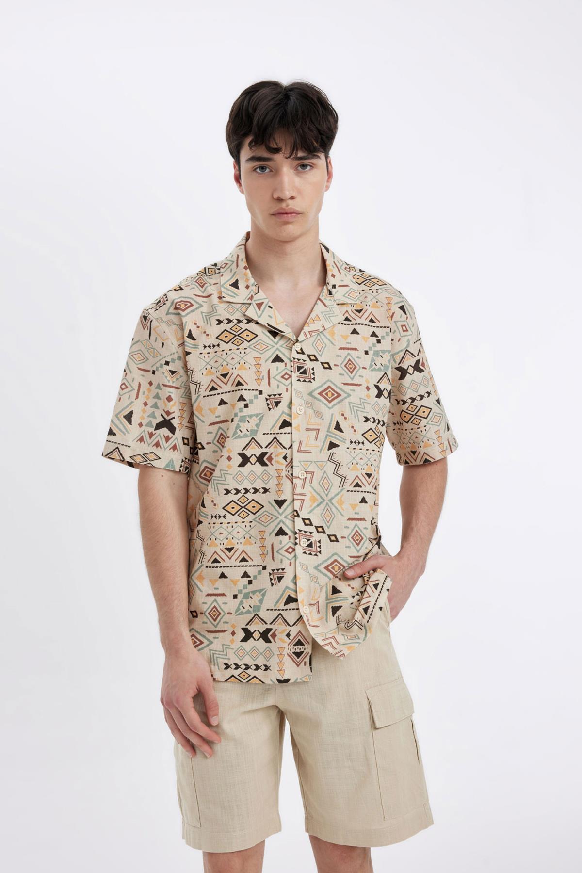 پیراهن مردانه دفاکتو | B7389AX24SP Defacto - Image 3