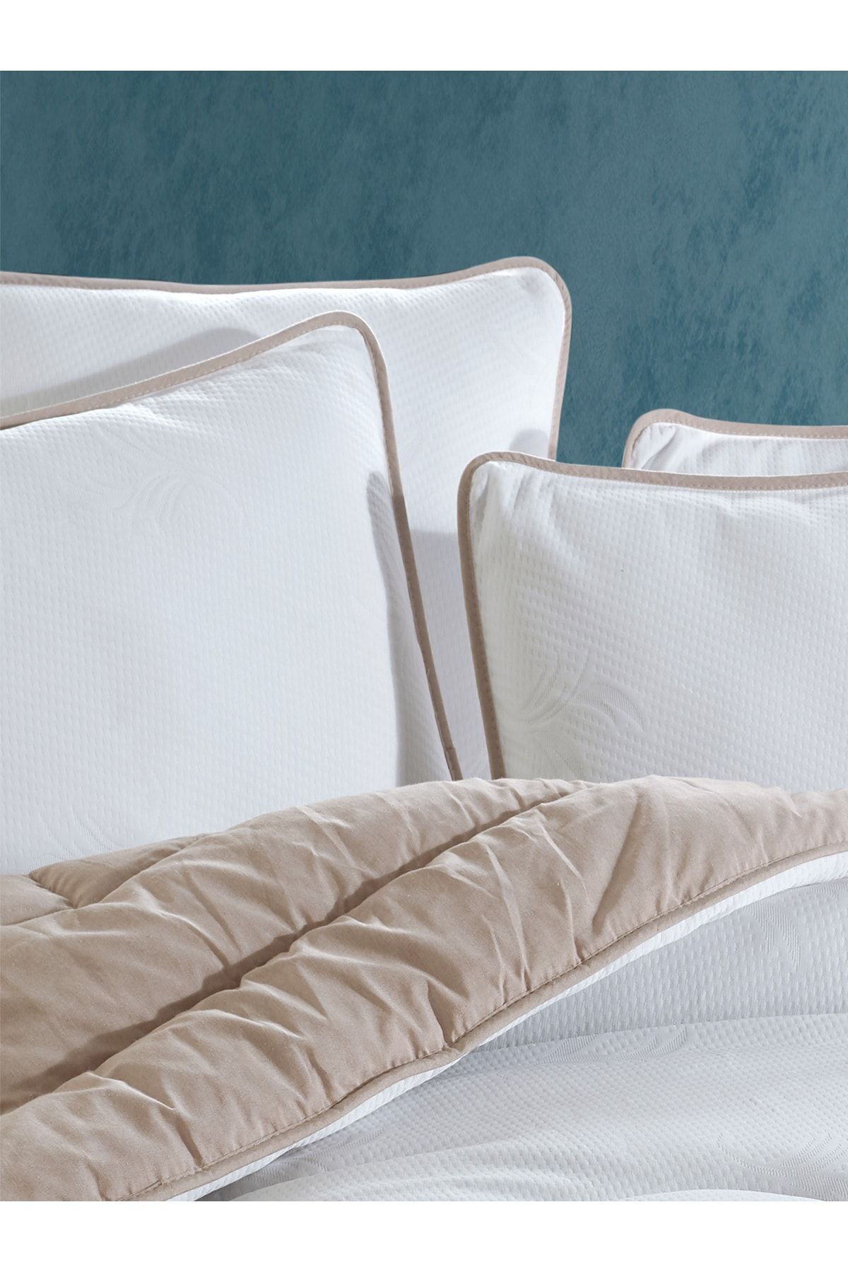 NANOSOFT-Mild Pillow Protector Στρώματα 2 τεμαχίων - Καπουτσίνο 4