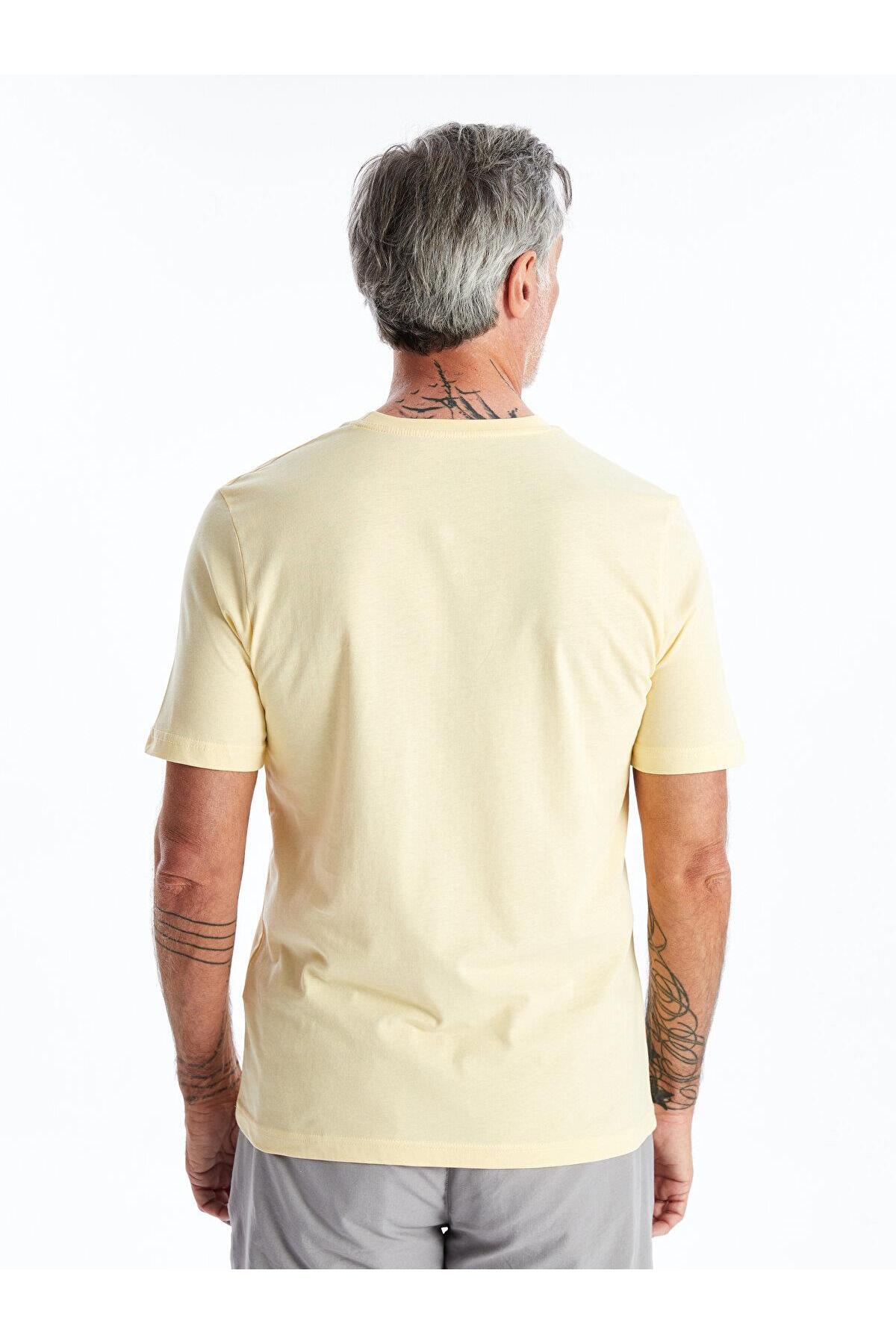 تیشرت مردانه زرد ال سی وایکیکی | S4GN36Z8 اورجینال - تصویر 5