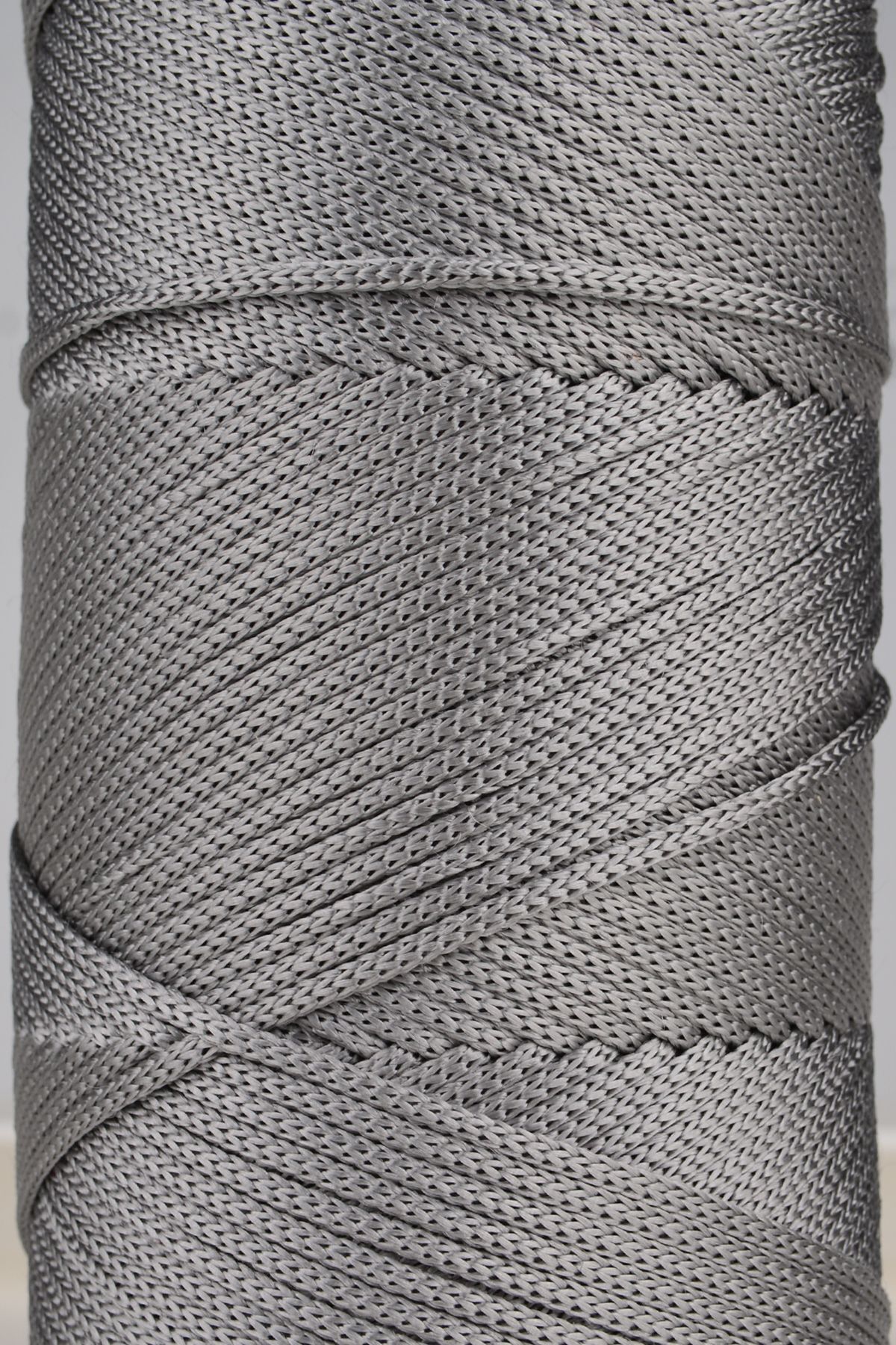 SENSY-2 Mm - 200 gr Polyester Macrame Thread Gray 230 M Polyester Macrame Thread Suppla Rope And Bag Thread 2