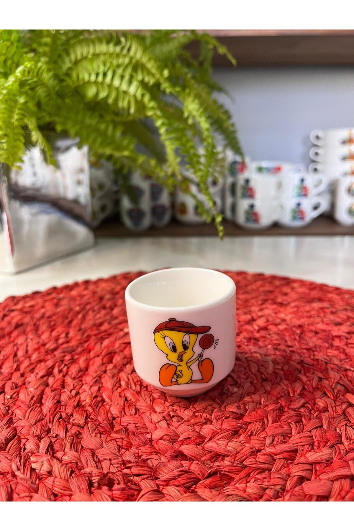 TEBAK COLLECTION TWEETY DESENLİ 5 parça ÇOCUK BEBEK YEMEK TAKIMI BESLENME SETİ fotoğrafı 6 (önizleme)