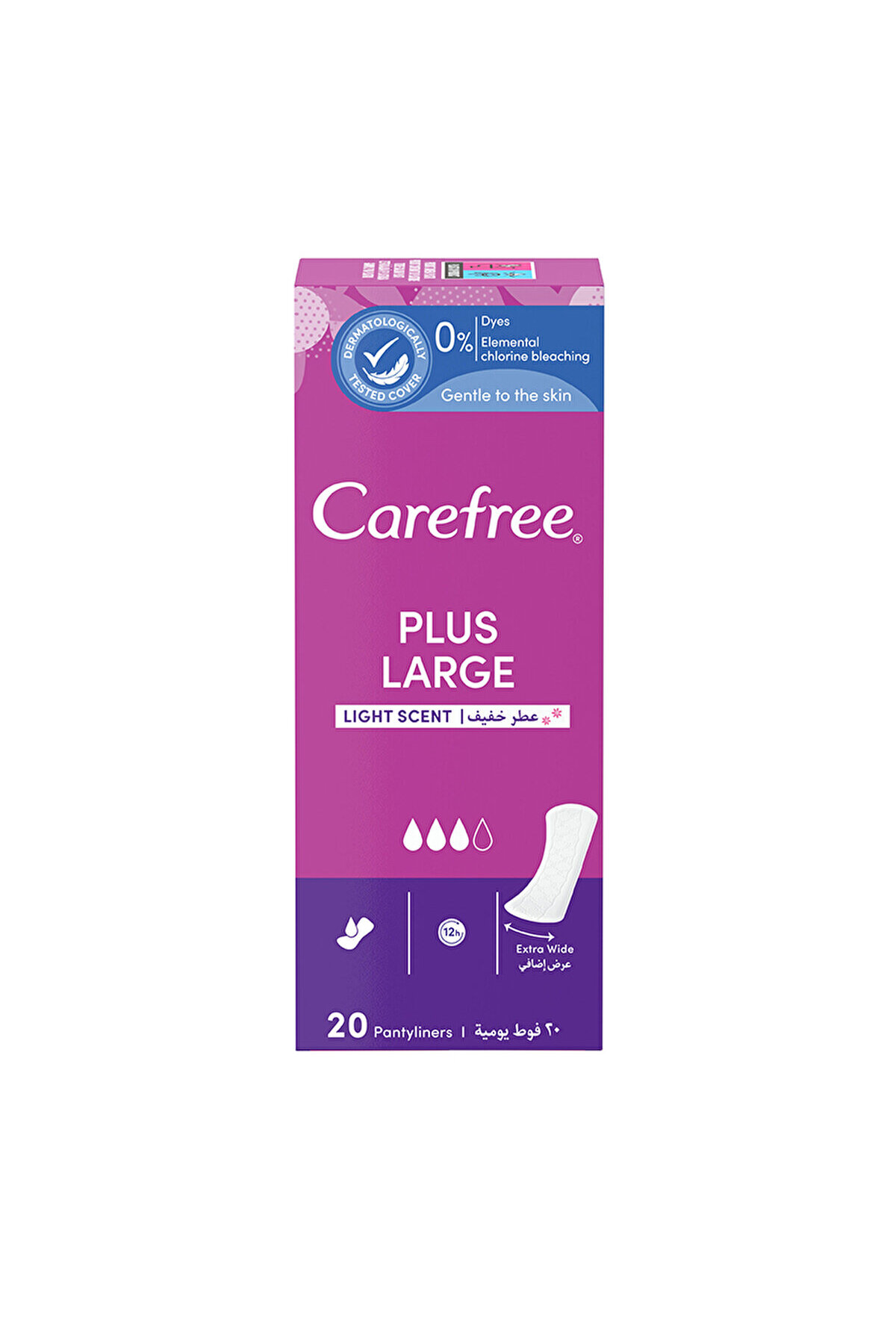 Carefree Plus Large Günlük Ped 20'li