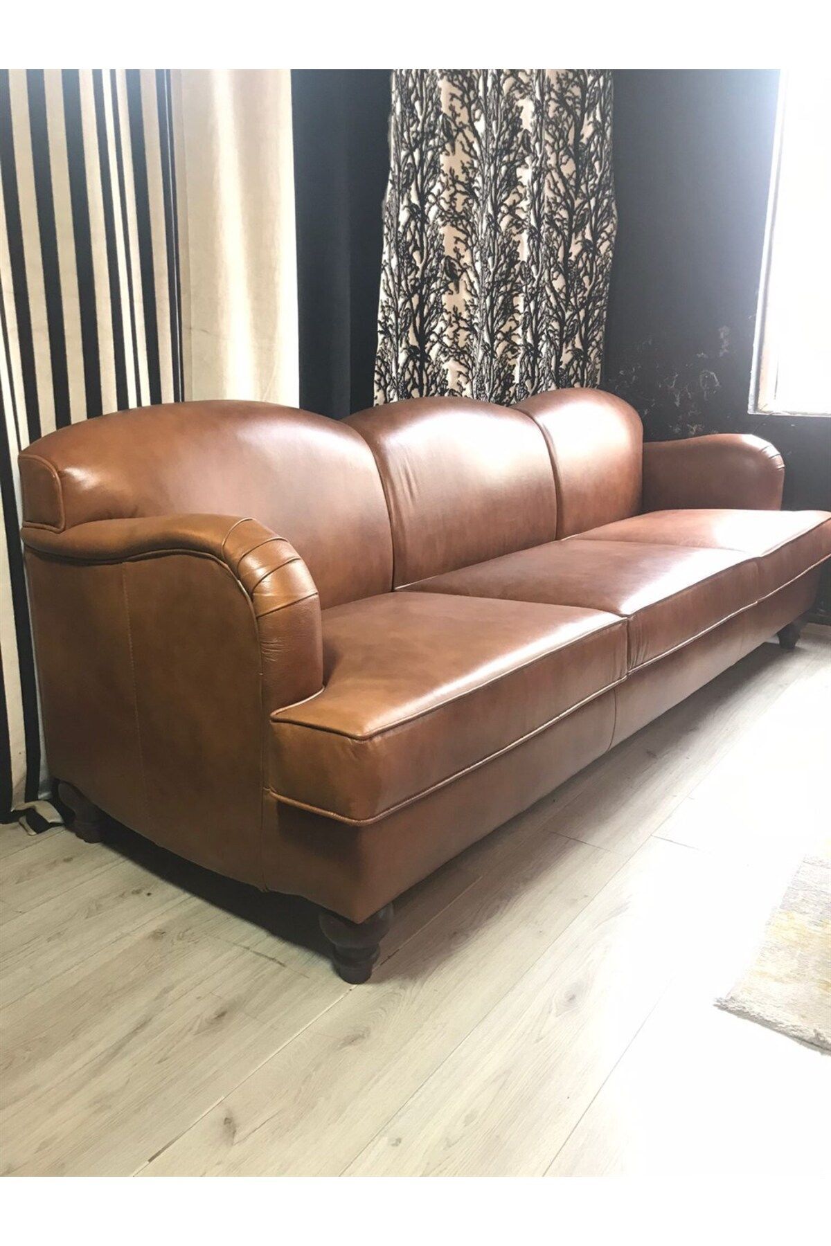 3A Mobilya 3A HAKİKİ DERİ KİNG EDWARD İTALİAN SOFA 3+1+1 - Fiyatı ...