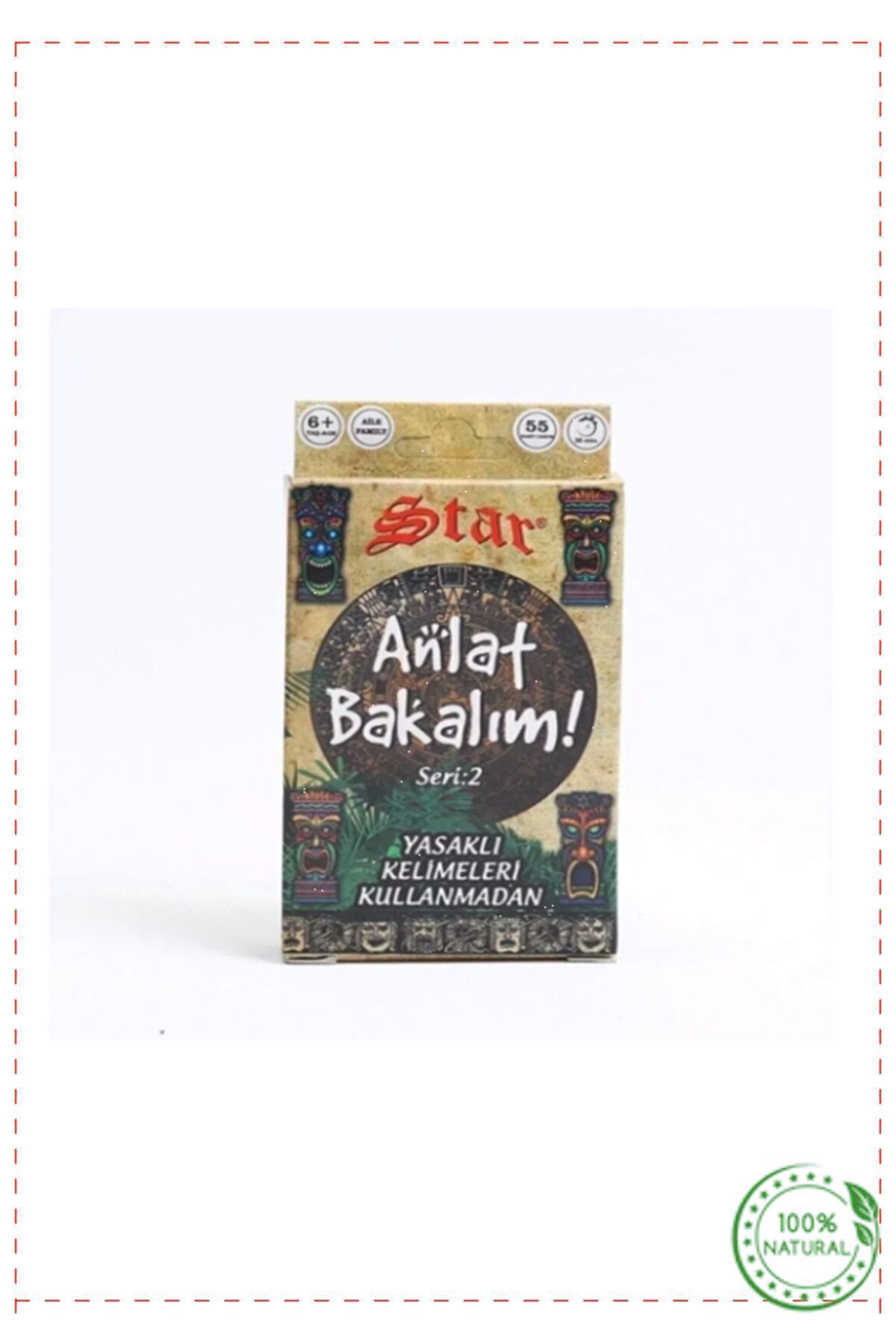 OMZ Tabu Kartları Anlat Bakalım Kelime Oyunu Yaş 6+ Kız Erkek Cocuk Egitici Montessori Oyuncak Naturel fotoğrafı 7 (önizleme)