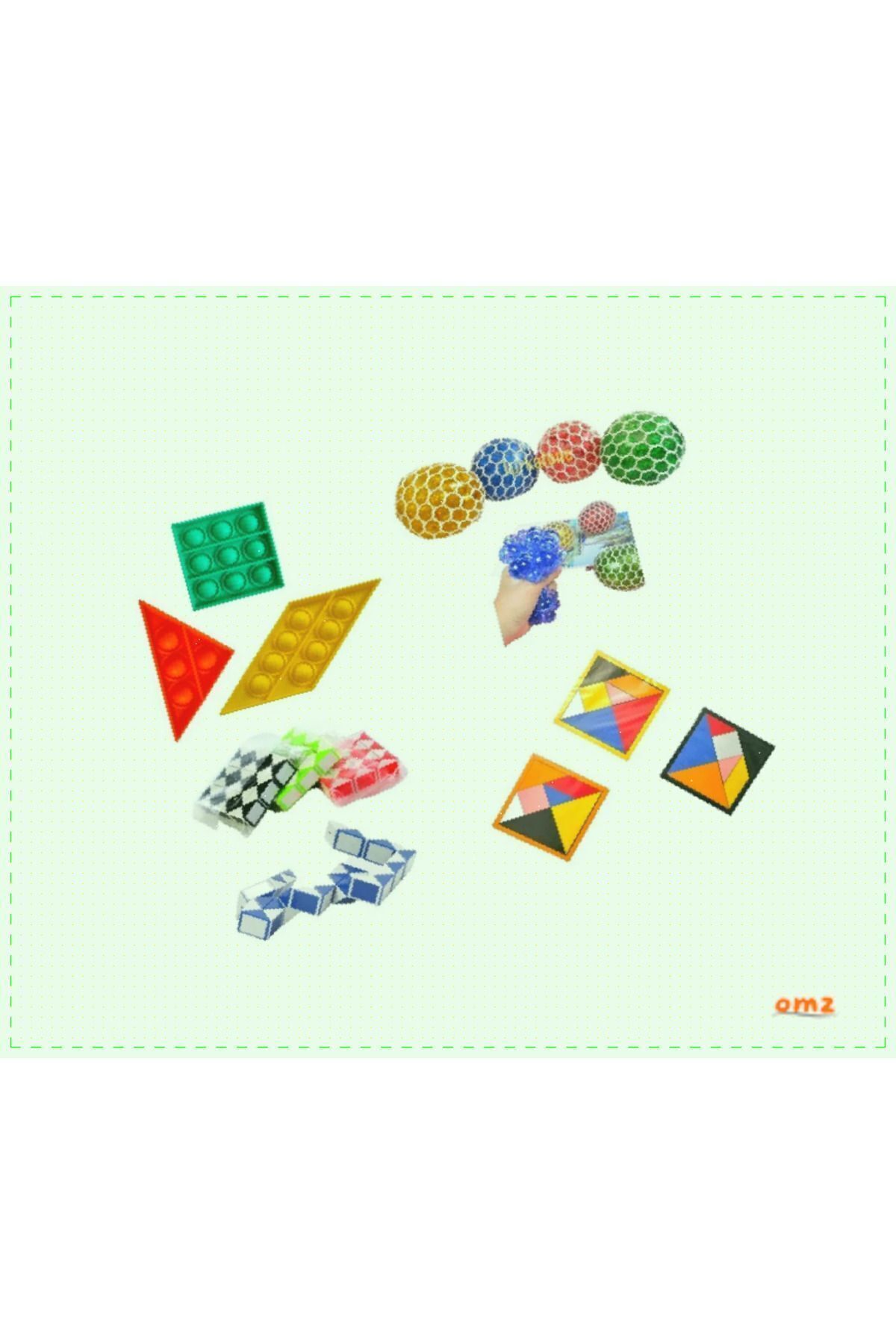 OMZ 4'lü Oyuncak Zeka Eğlence SetiYüksek Kaliteli Ürün Kız Erkek Cocuk Egitici Montessori Oyuncaklar fotoğrafı 5 (önizleme)