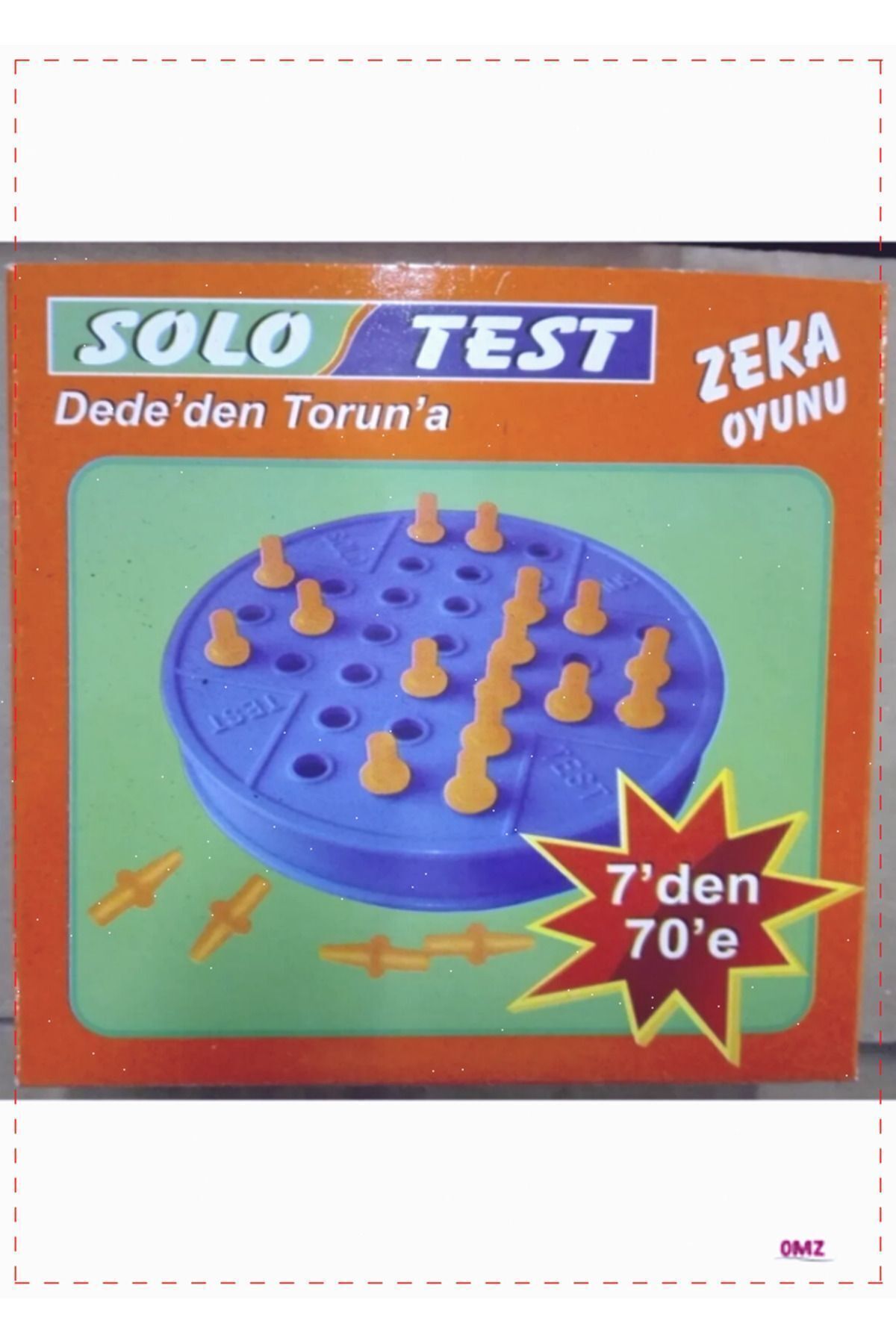 OMZ Solo Test Zeka Oyunu 24 Adet Bilgin Misin Beyinsiz Mi?Nostaljik Eğlence Erkek Cocuk Egitici Oyuncak fotoğrafı 2 (önizleme)