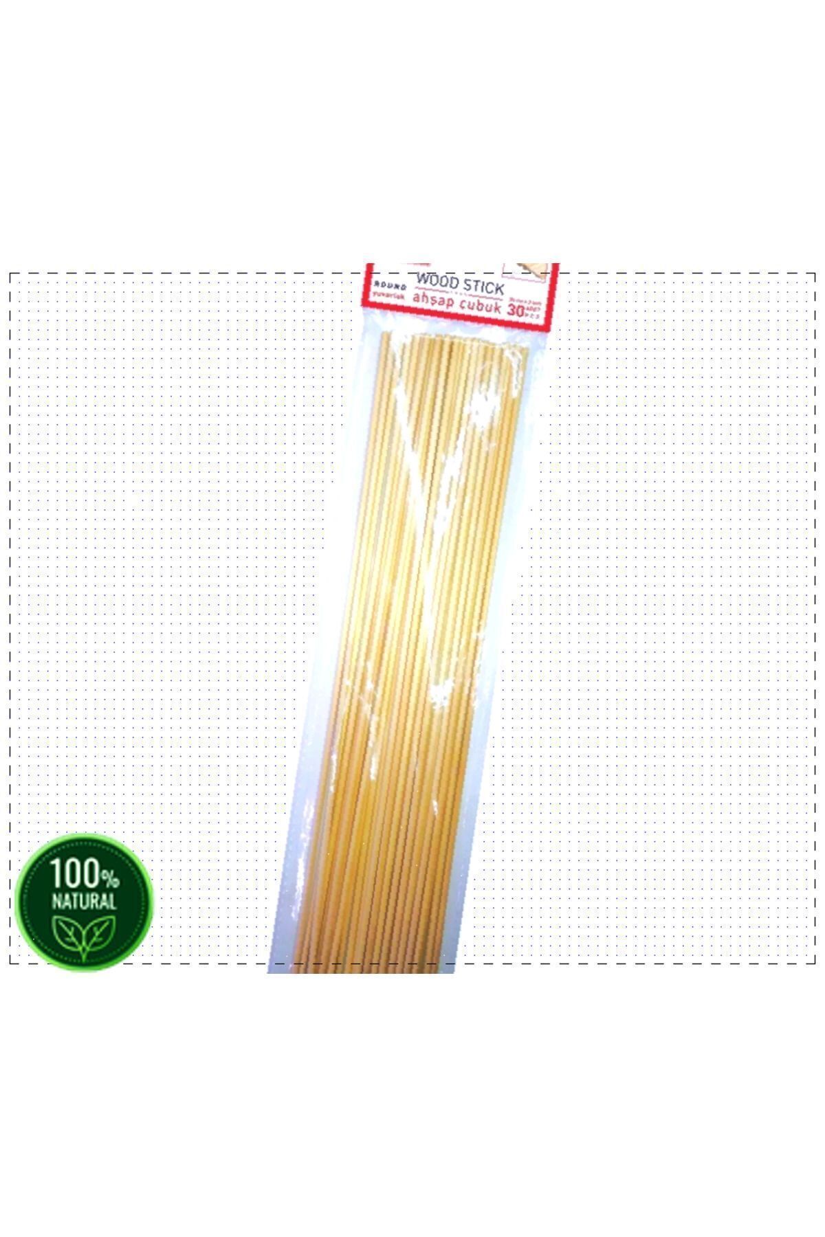 OMZ Ahşap Çubuk 30 Cm  3 Mm  30Lu Zeka Zihin Geliştirme Kız Erkek Cocuk Egitici Montessori Oyuncaklari fotoğrafı 5 (önizleme)