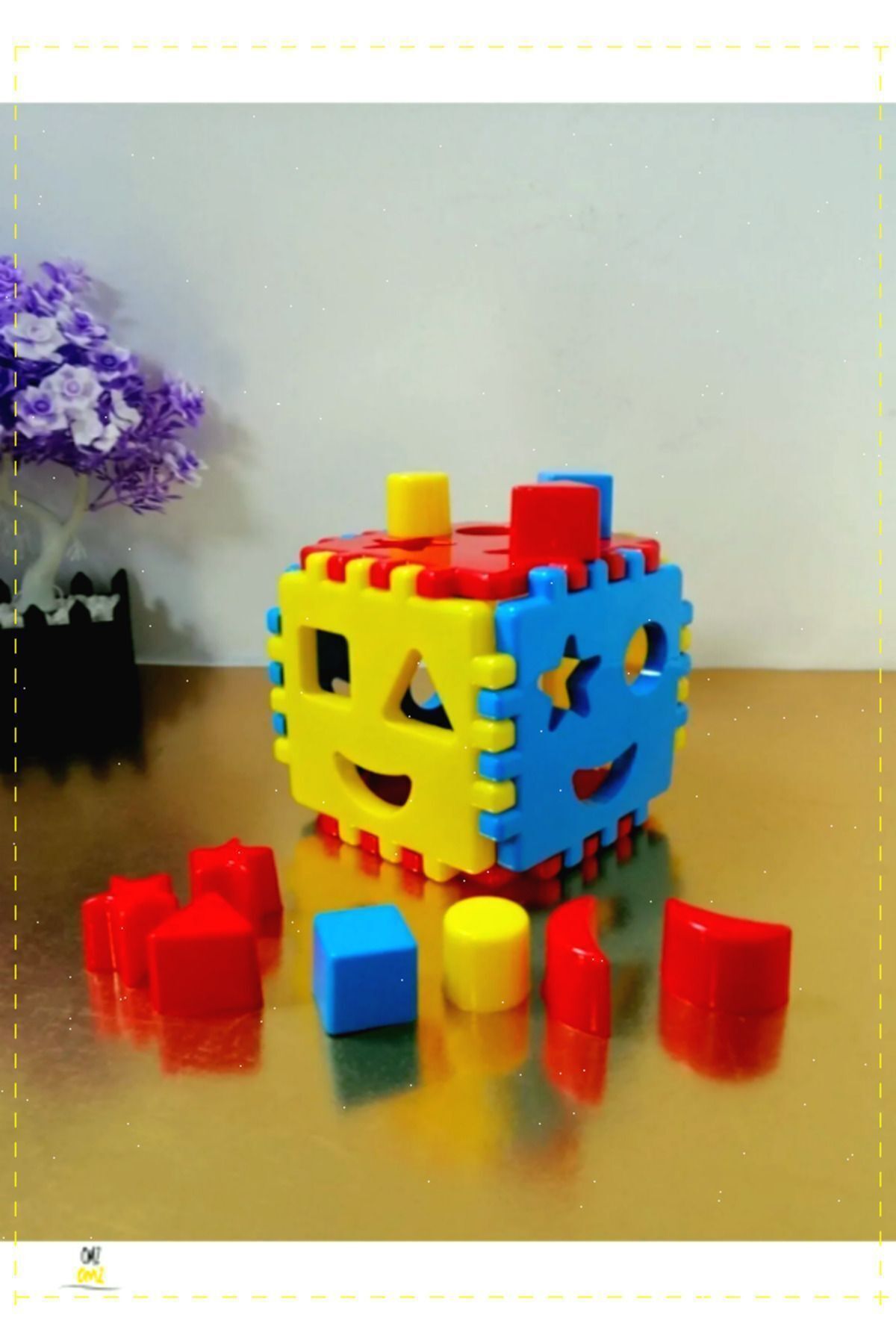 OMZ Şekilli Zeka Küpü I Love Iq Block 815 815 XKız Erkek Cocuk Egitici Montessori Oyuncaklar fotoğrafı 3 (önizleme)