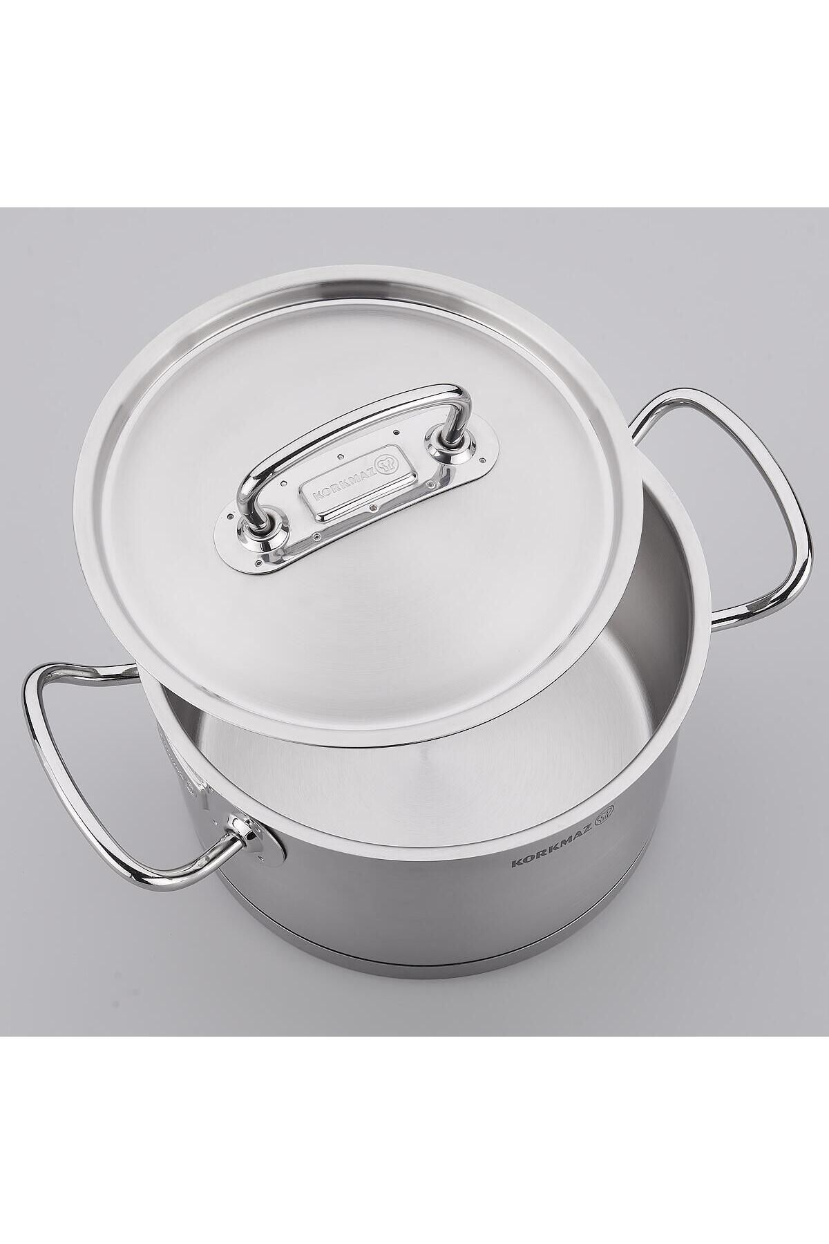 KORKMAZ-Proline 9 Piece Cookware Set - Convenient and Practical 2