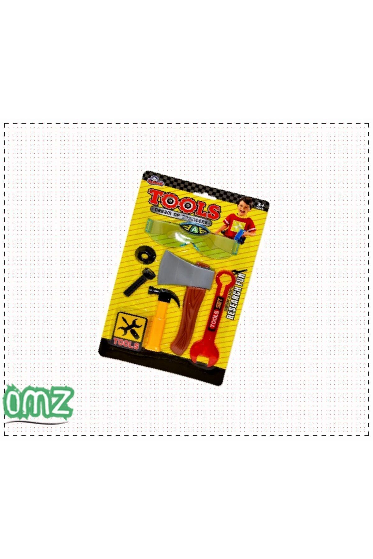 OMZ Kartela 6 Parça Tamir Seti  Kız Erkek Cocuk Oyuncak Egitici Montessori Oyuncaklar fotoğrafı 6 (önizleme)