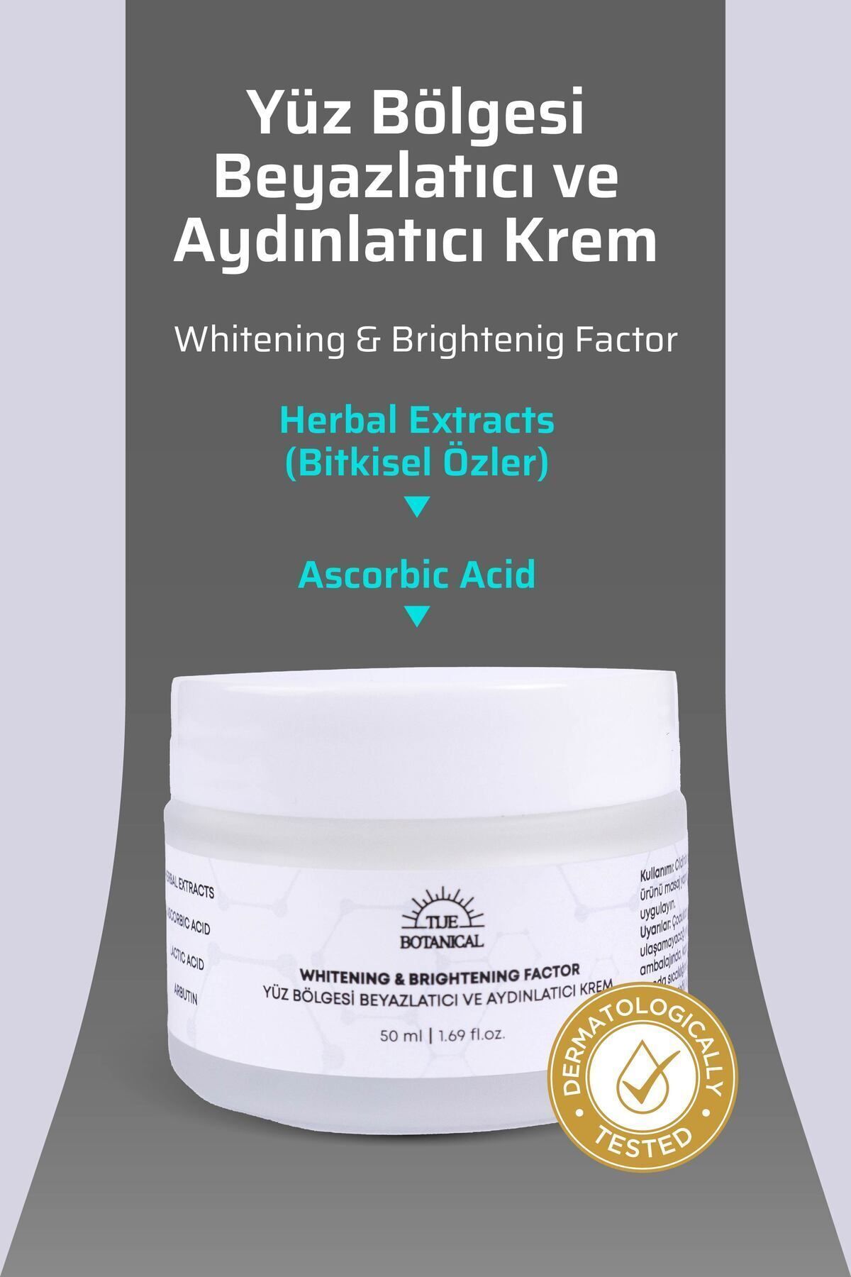 کرم صورت   TİJE BOTANİCAL | TİJEYüzKremi502ML اورجینال - تصویر 2