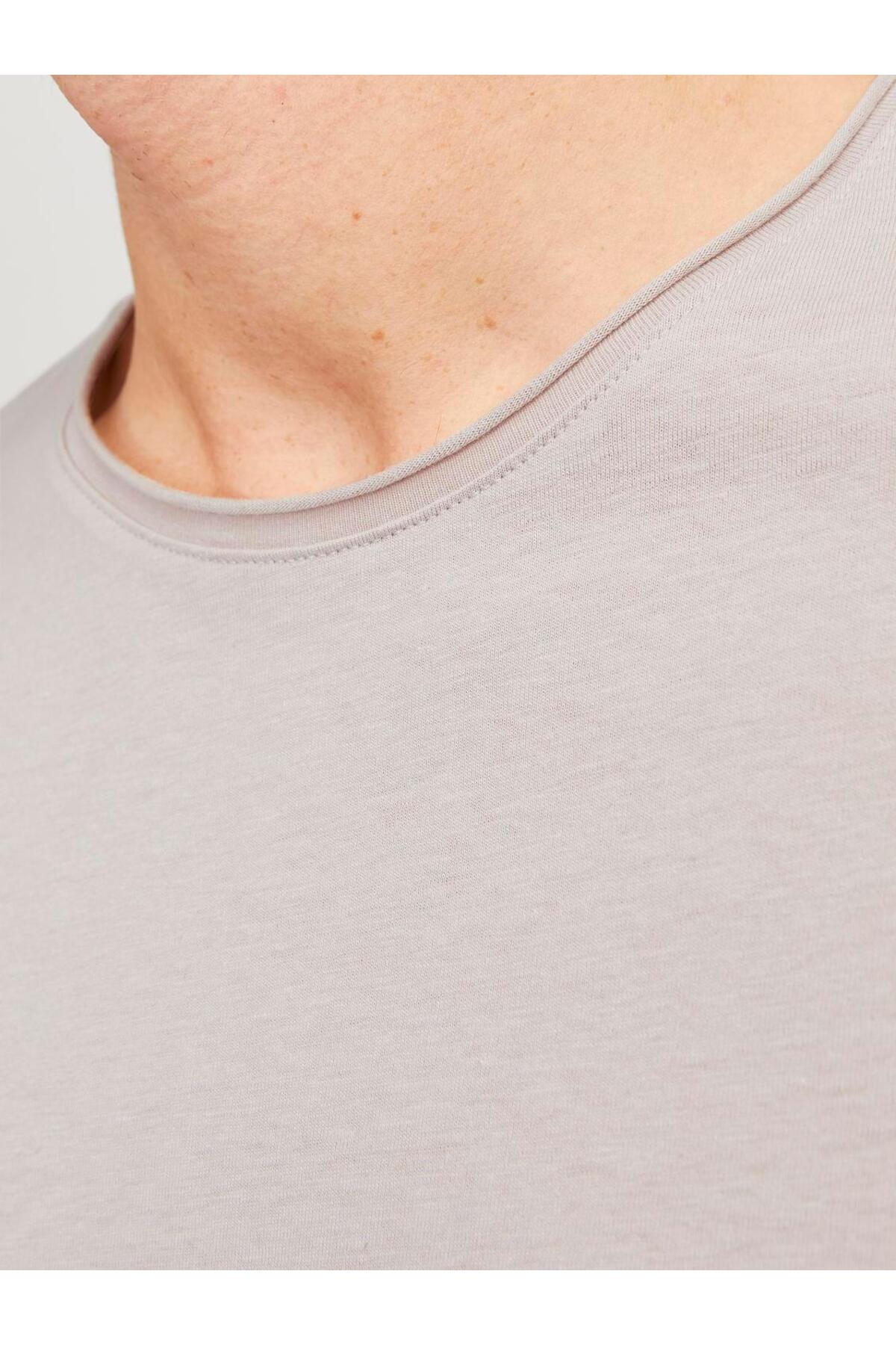 تیشرت مردانه خاکستری جک اند جونز | TYC1ABE0F0640405C1 اورجینال - تصویر 4