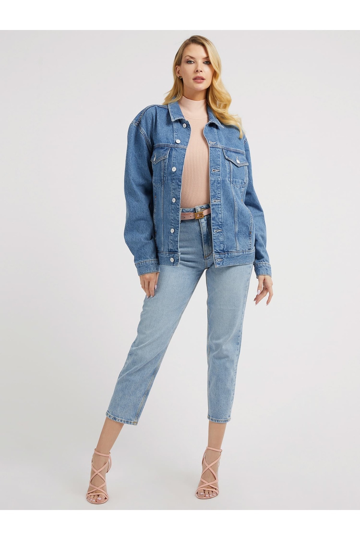 شلوار جین زنانه برند گس Guess اصل TYC00710667134 - تصویر 2