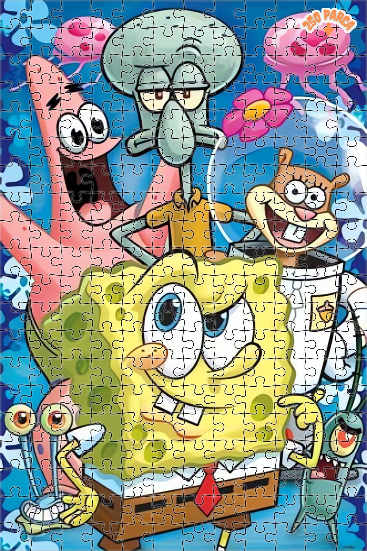 Teona Ahşap Bikini Altı Renkli Dostlar Dekoratif Çift Katlı Çerçeveli Asılabilir Ahşap Puzzle 250 PARÇA 30X30