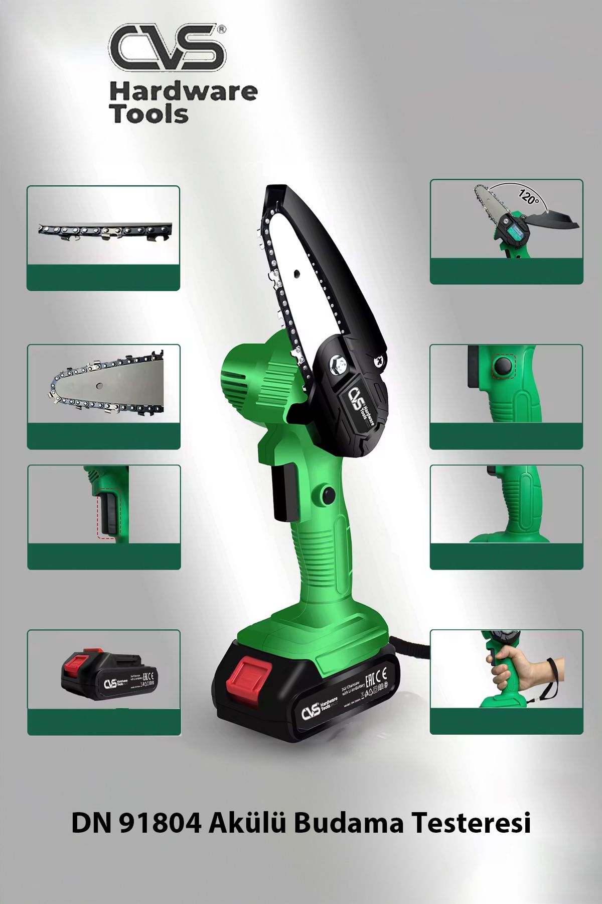 CVS-Dn 91804 24V Rechargeable Pruning Saw 1500Mah / Cvs 2