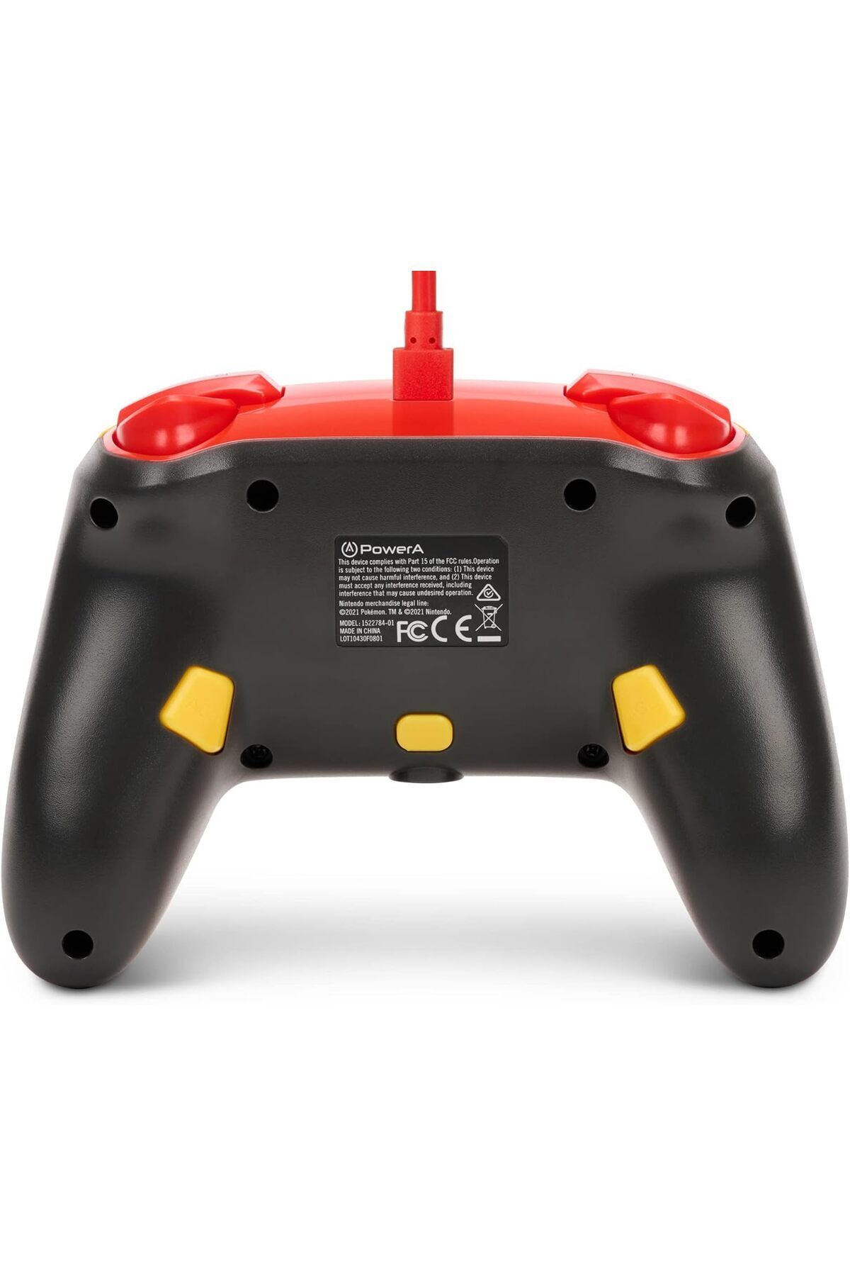 Nintendo Switch PowerA Enhanced Kablolu Oyun Kumandası Oran Berry Pikachu 3